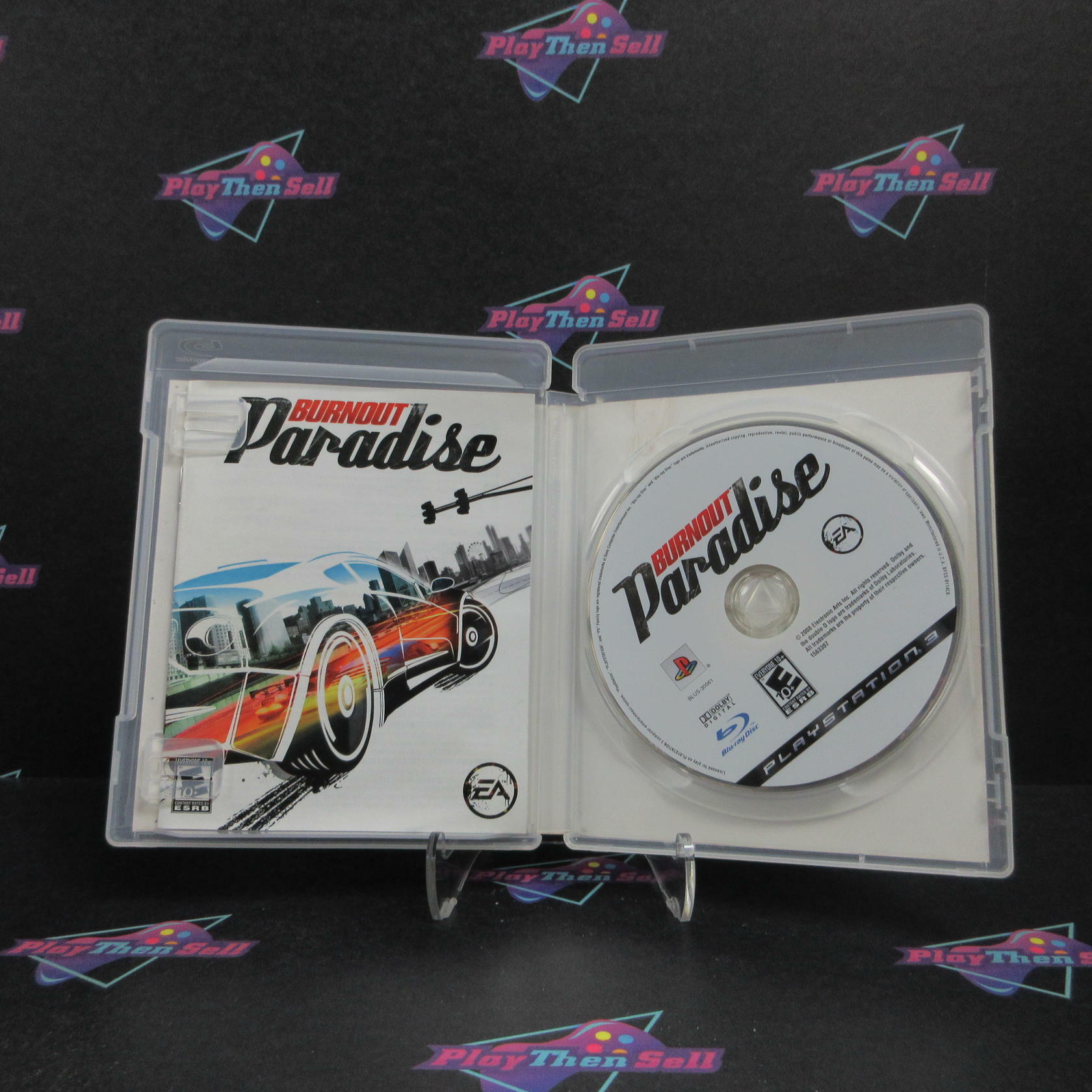 Burnout Paradise PS3 PlayStation 3 AD Complete CIB - Very Good