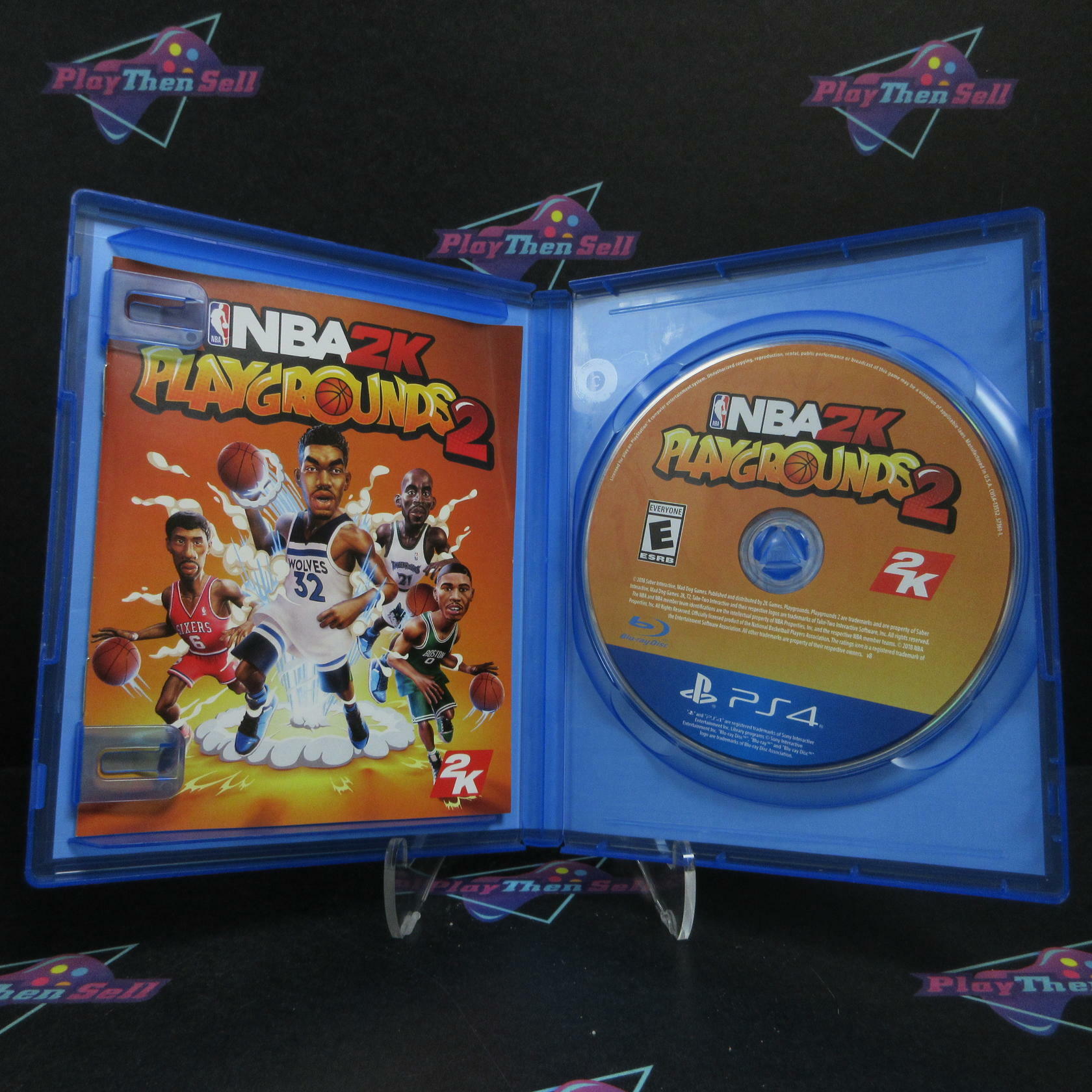NBA 2K Playgrounds 2 PS4 PlayStation 4 AD Complete CIB - Very Good