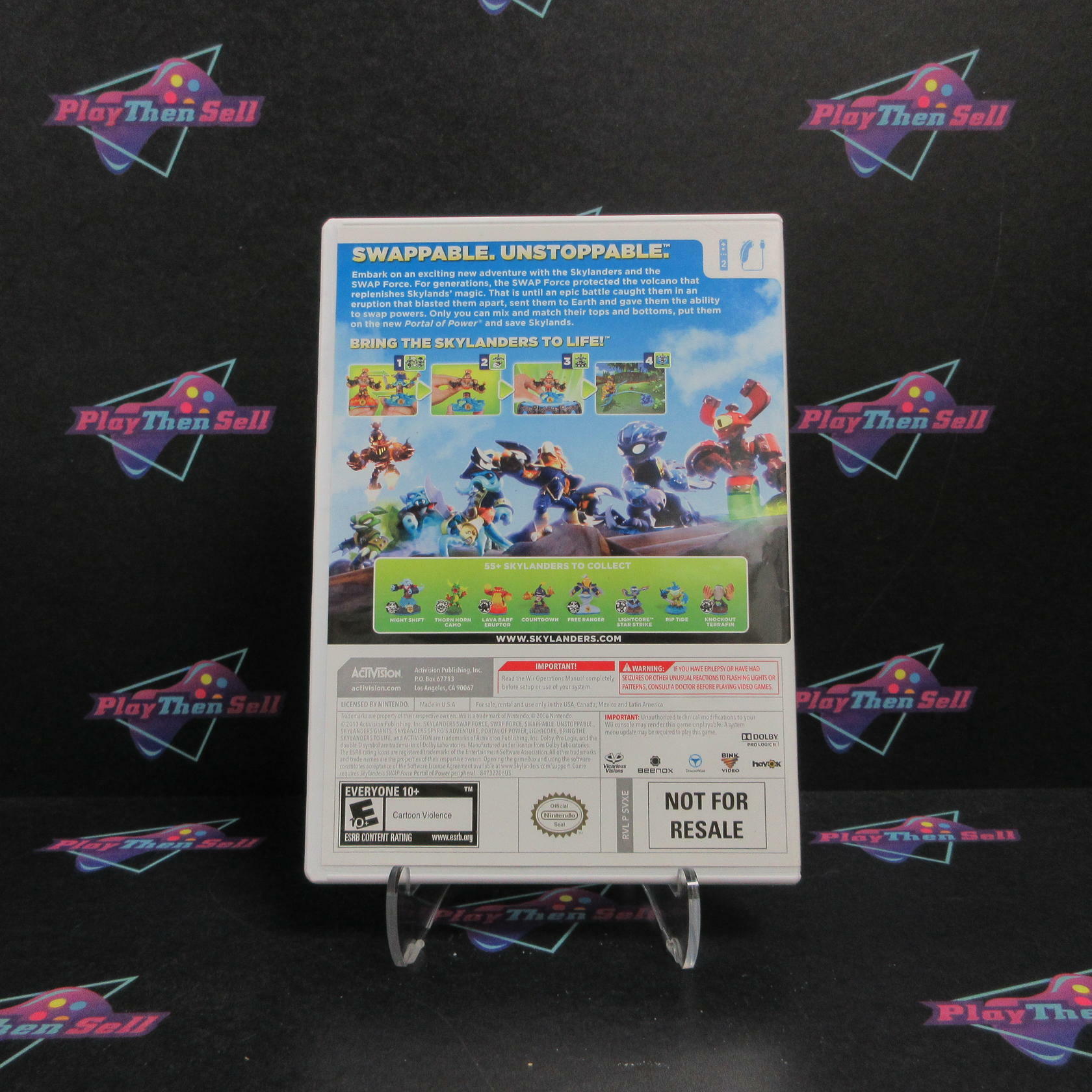 Skylanders Swap Force Nintendo Wii AD/NM - Very Good