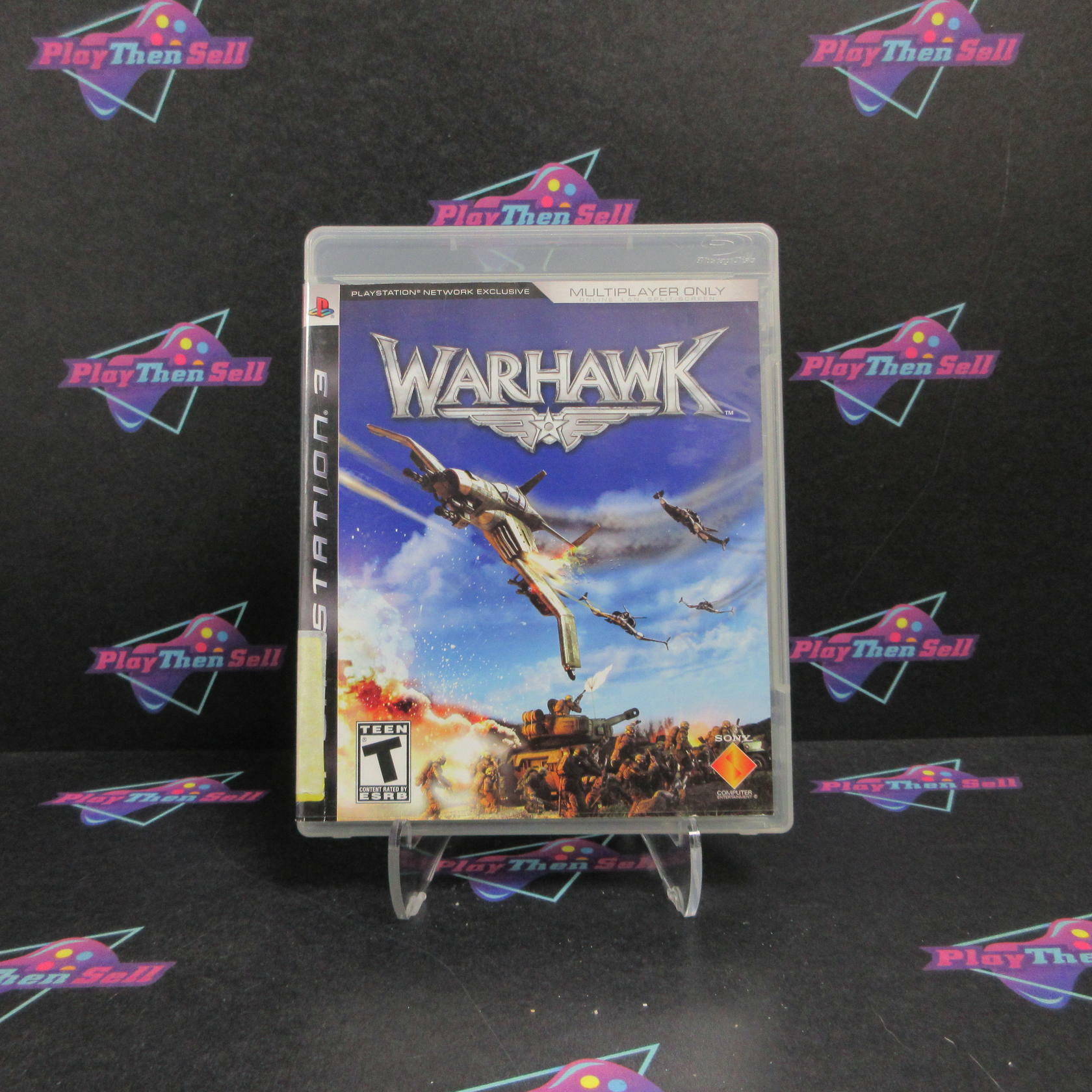 Warhawk PS3 PlayStation 3 GH Disc AD + Reg Card Complete CIB - Very Good