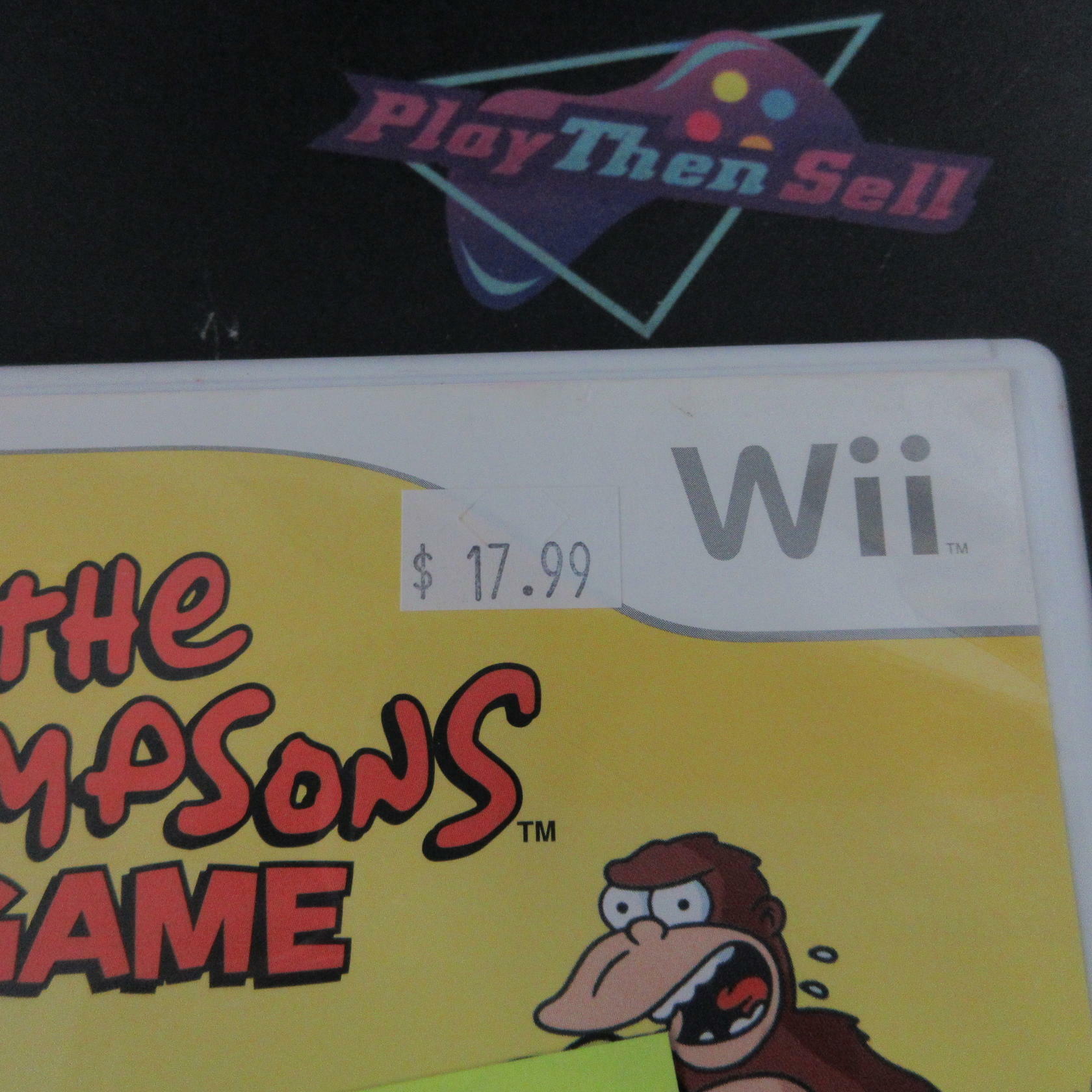 The Simpsons Game Nintendo Wii AD/NM - Very Good