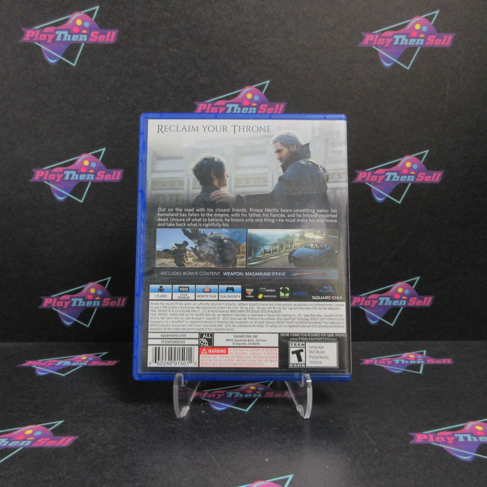 Final Fantasy XV Day One Edition PS4 PlayStation 4 DD - Very Good