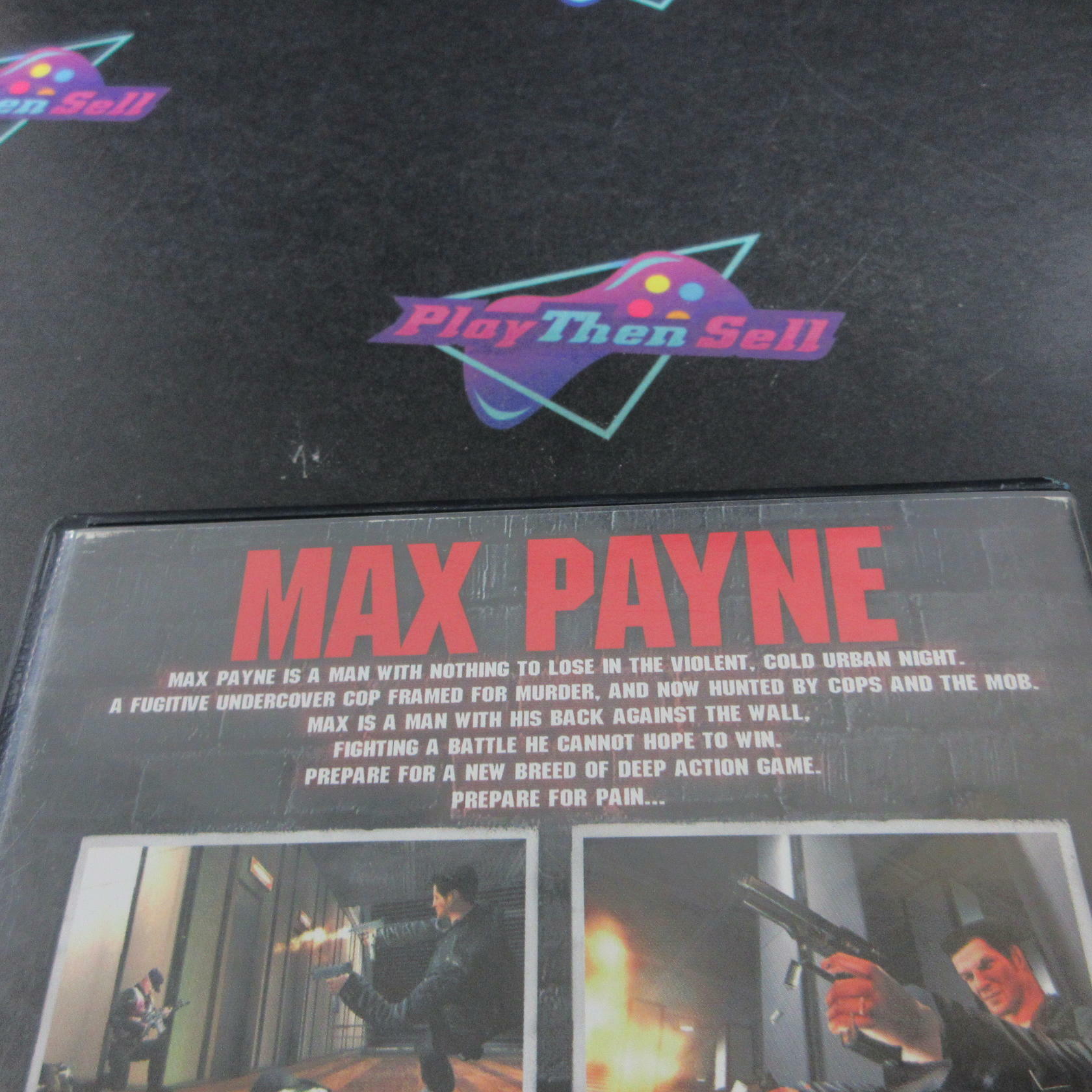 Max Payne PS2 PlayStation 2 AD/NM - Very Good