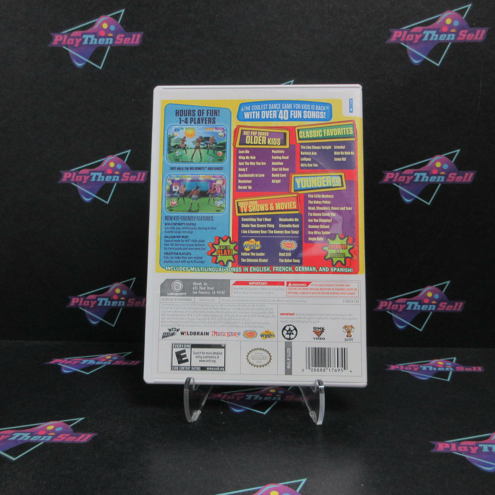 Just Dance Kids 2 Nintendo Wii AD Complete CIB - Very Good