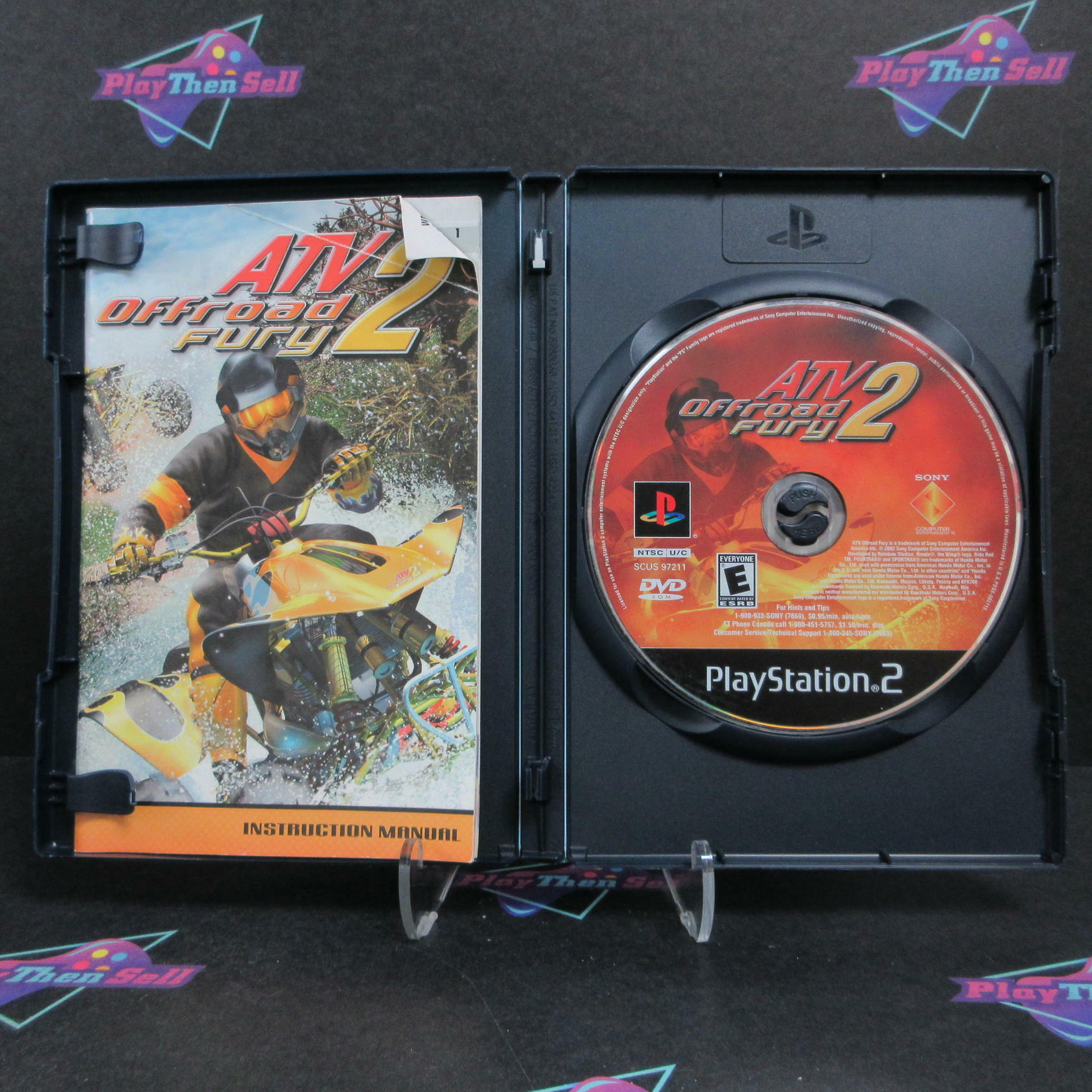 ATV Offroad Fury 2 PS2 PlayStation 2 MD + Reg Card Complete CIB - Very Good