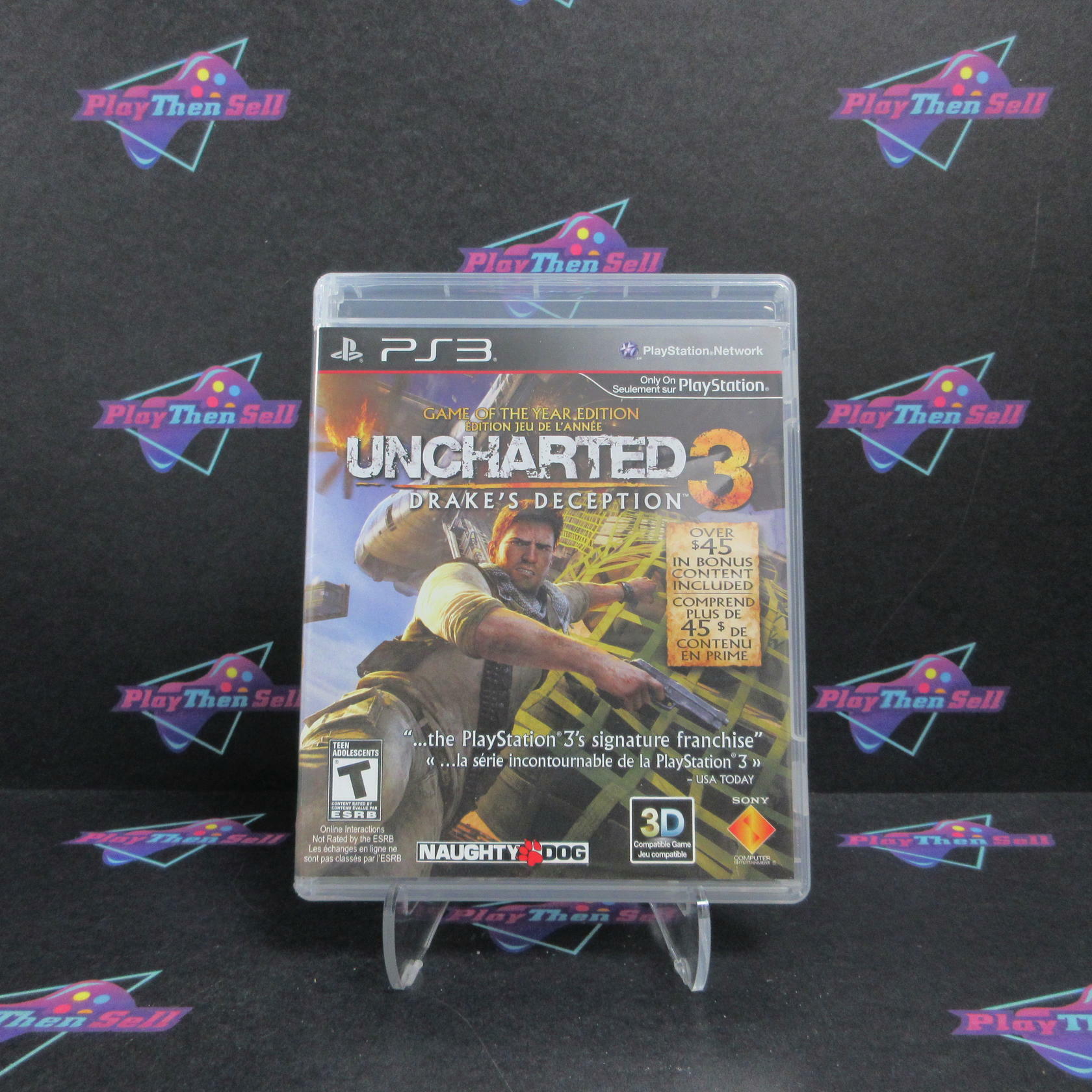 Uncharted 3 Drake's Deception GOTY PlayStation 3 AD Complete CIB - Very Good