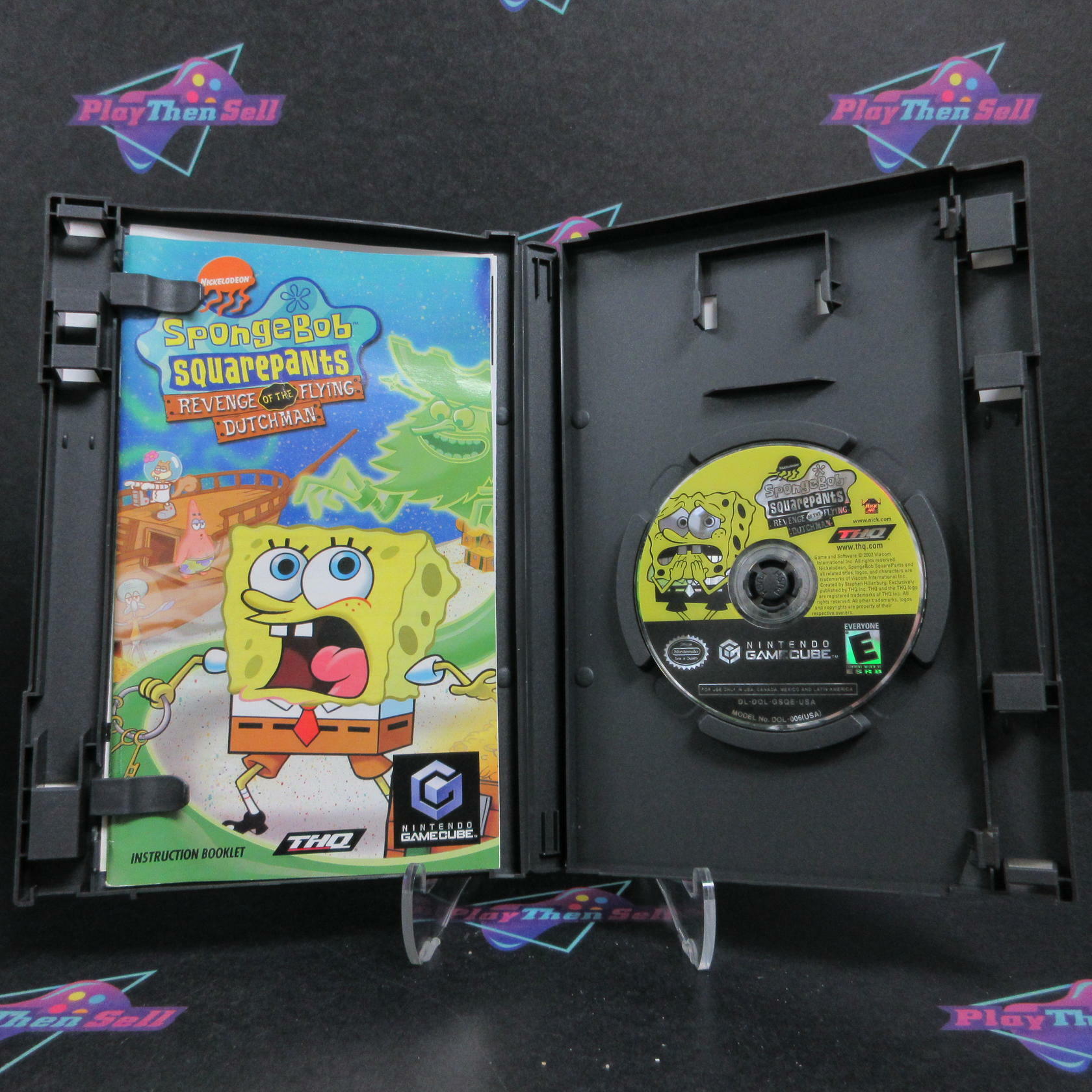 SpongeBob Squarepants Revenge of the Flying Dutchman Nintendo Gamecube AD CIB - Very Good