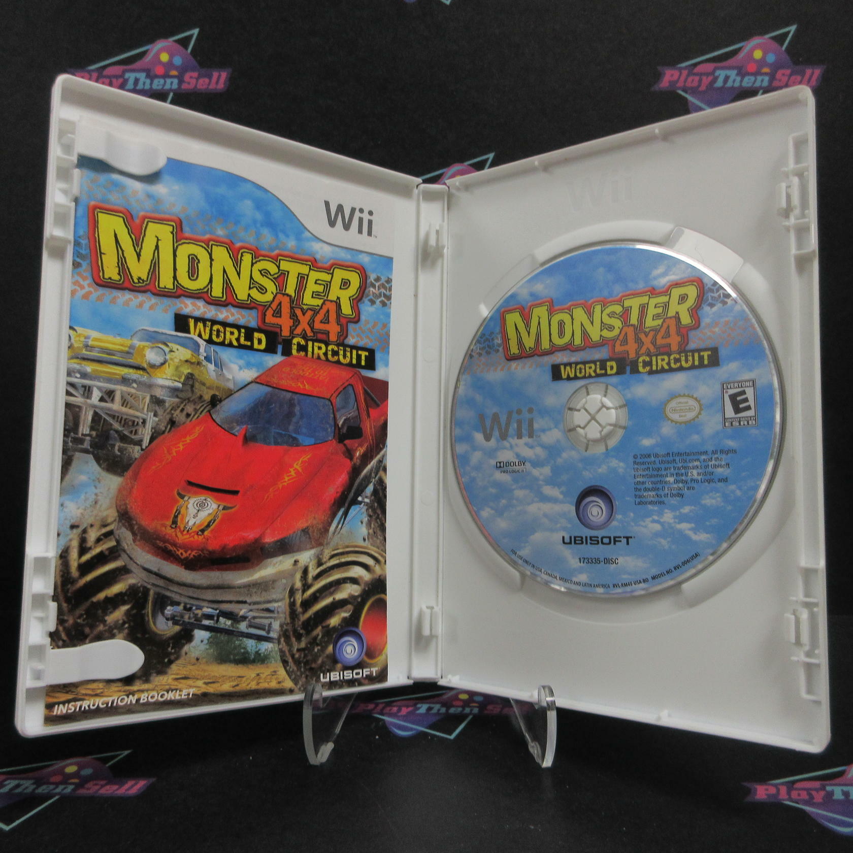 Monster 4x4: World Circuit Nintendo Wii AD Complete CIB - Very Good