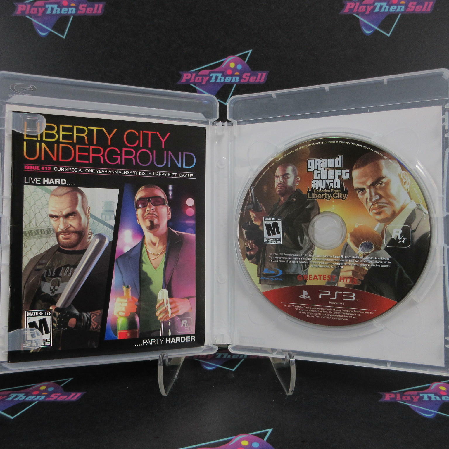 Grand Theft Auto Episodes From Liberty City PS3 GH + Map Complete - Excellent