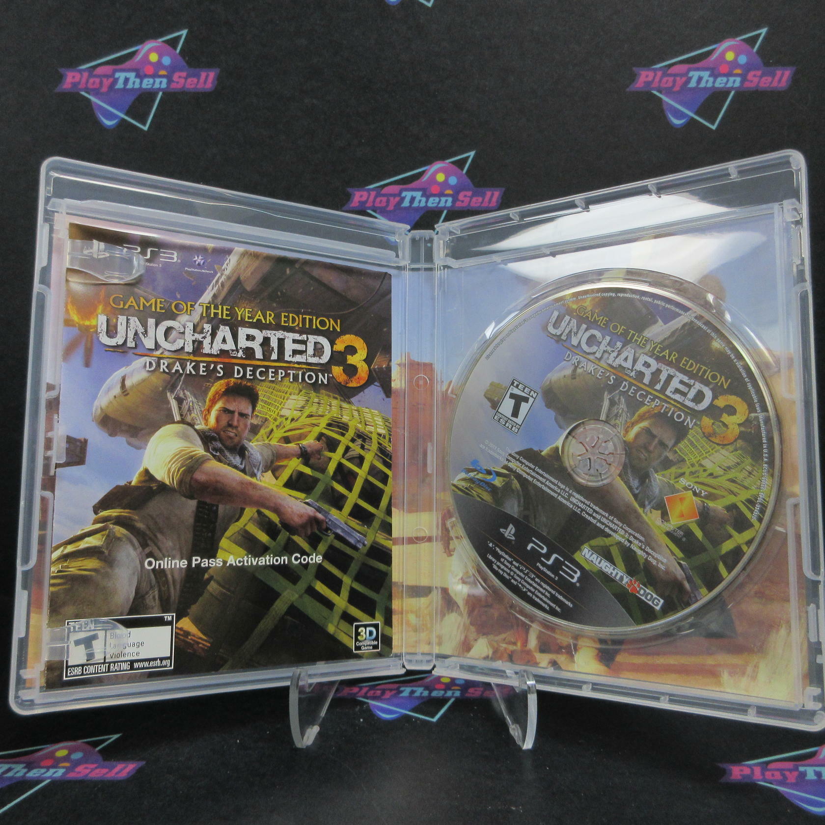 Uncharted 3 Drake's Deception GOTY PlayStation 3 AD Complete CIB - Very Good