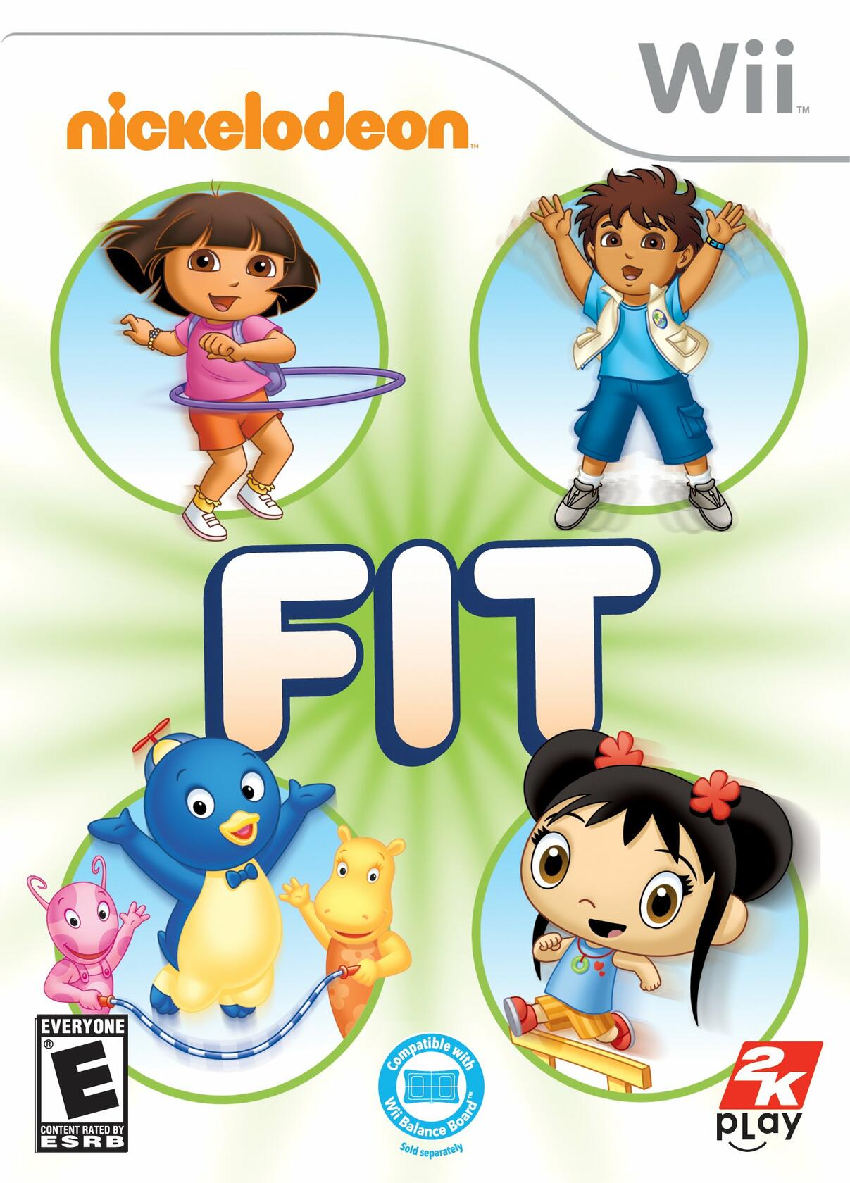 Nickelodeon Fit Nintendo Wii AD/NM - Very Good