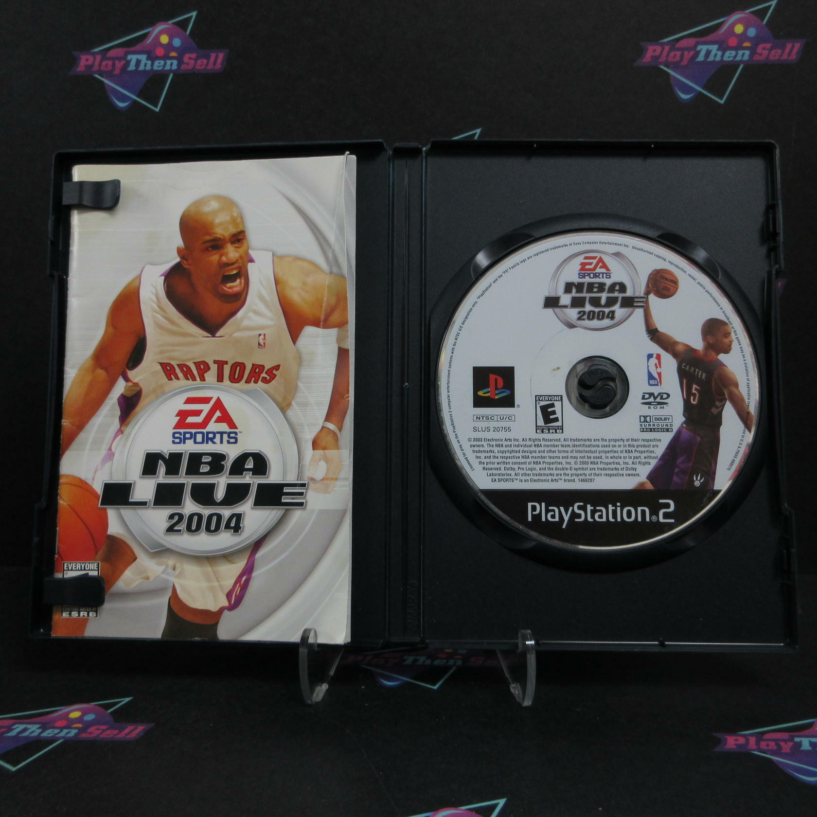 NBA Live 2004 PS2 PlayStation 2 AD/MD Complete CIB - Very Good
