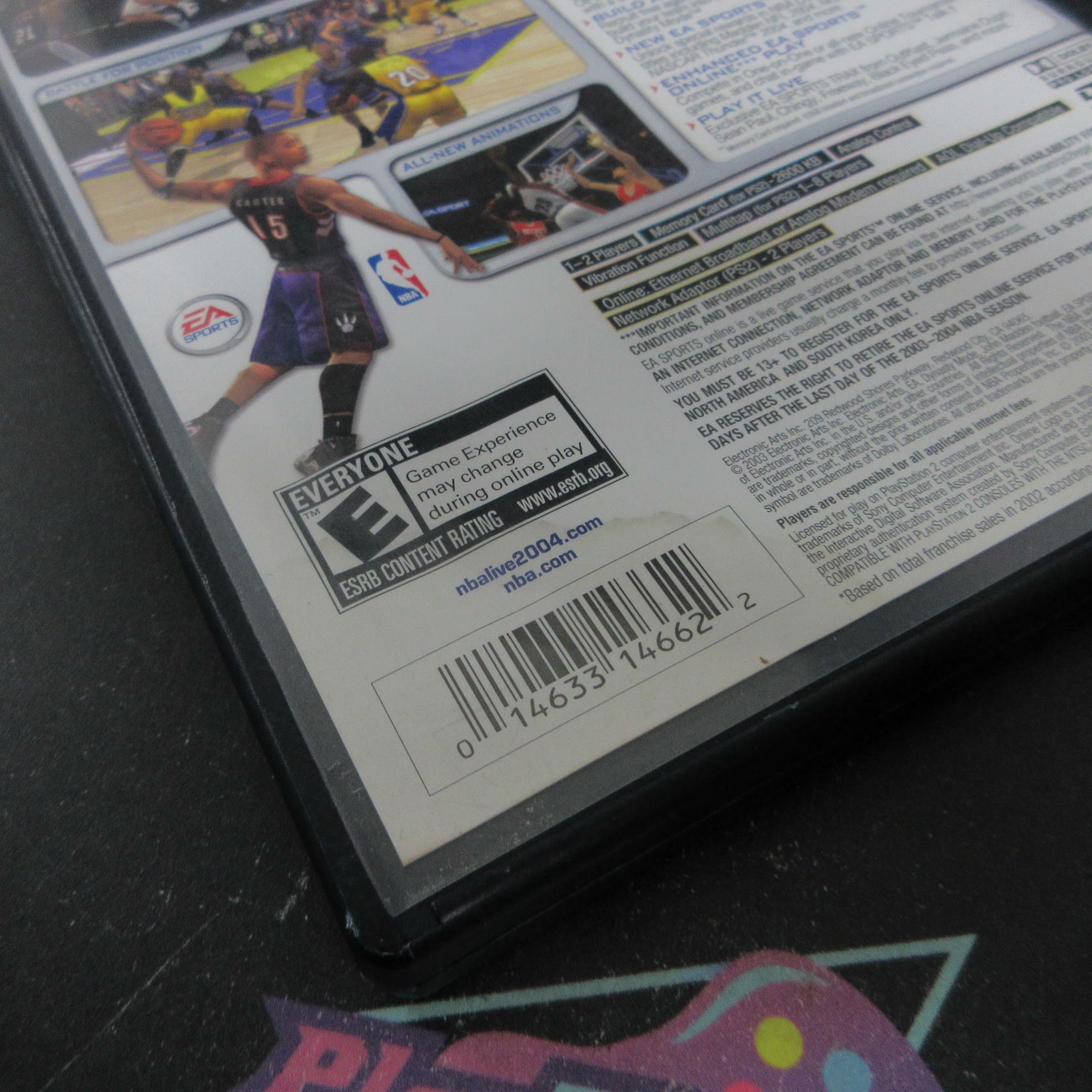 NBA Live 2004 PS2 PlayStation 2 AD/MD Complete CIB - Very Good
