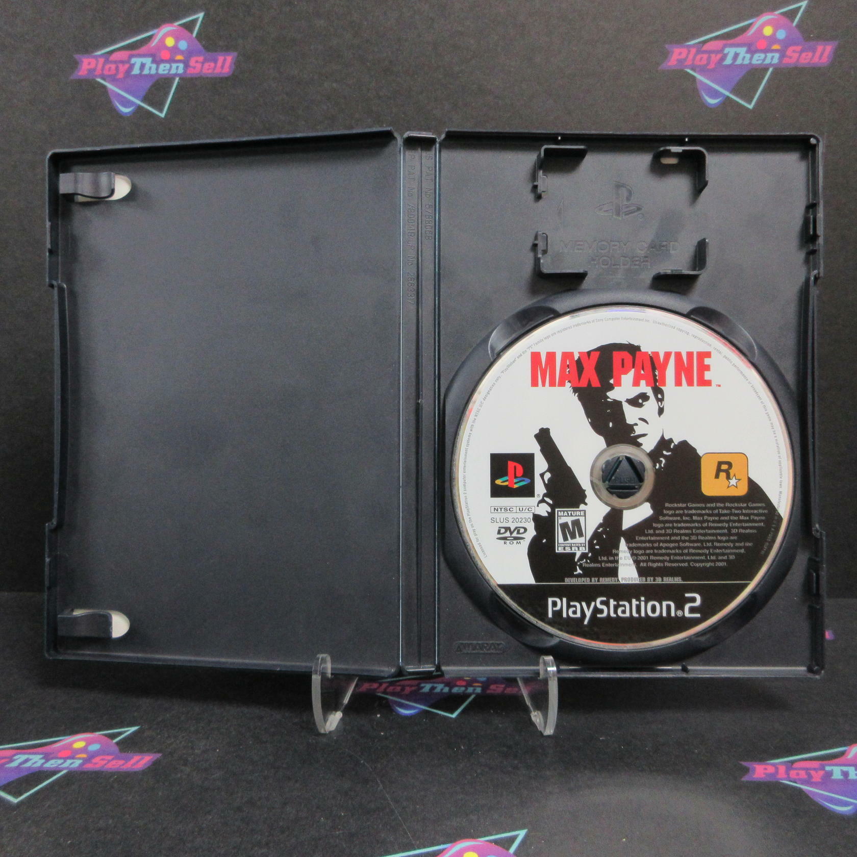 Max Payne PS2 PlayStation 2 AD/NM - Very Good