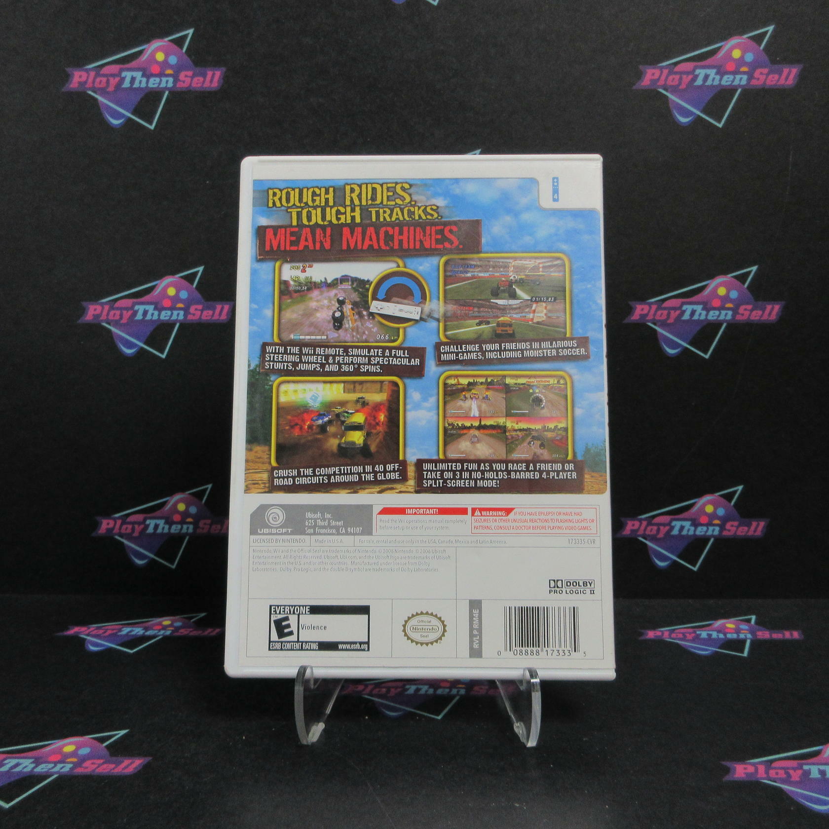 Monster 4x4: World Circuit Nintendo Wii AD Complete CIB - Very Good