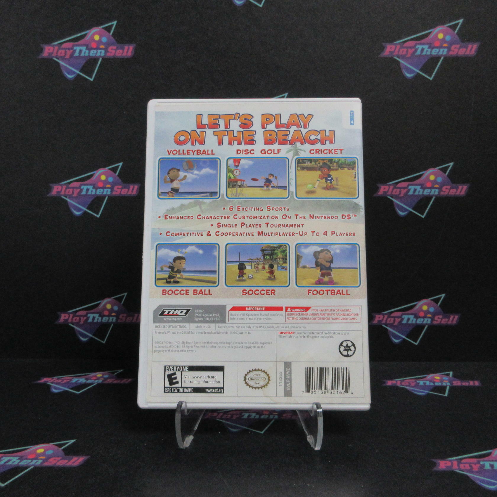 Big Beach Sports Nintendo Wii AD Complete CIB - Very Good
