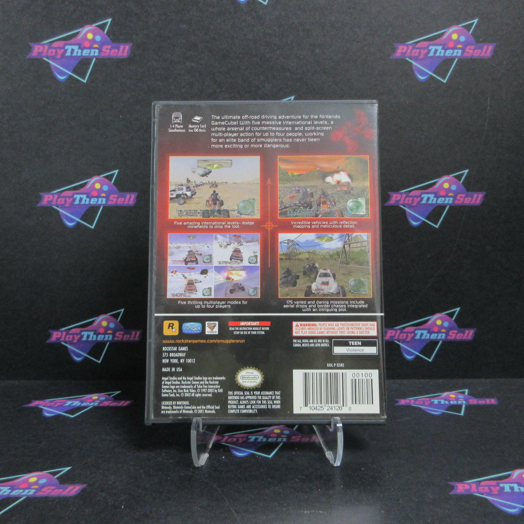 Smuggler's Run Warzones Nintendo Gamecube AD/MD Complete CIB - Very Good