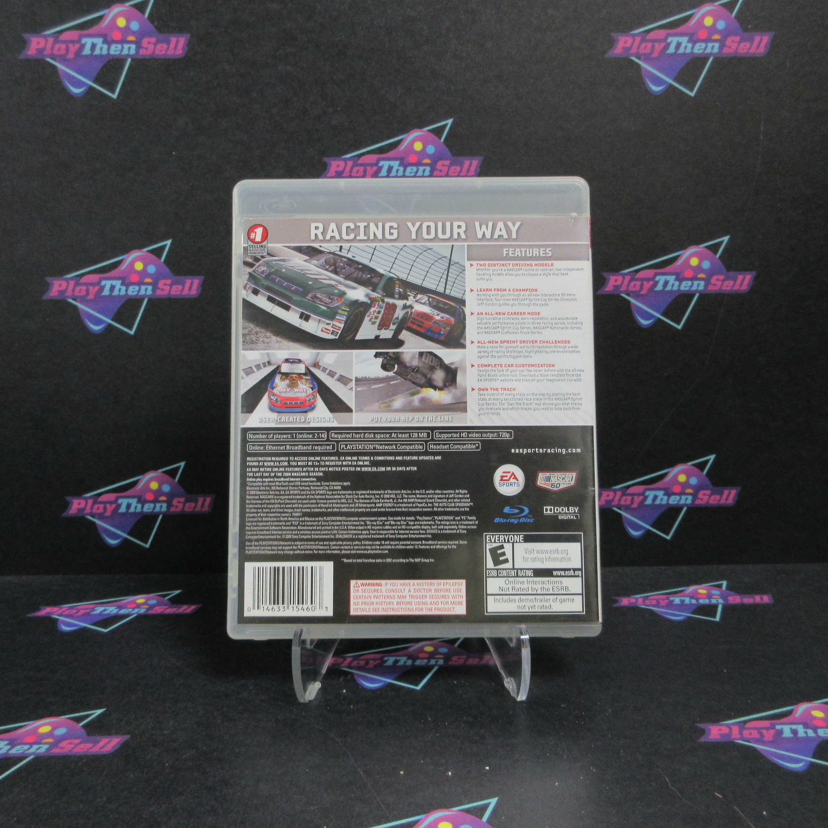 Nascar 09 PS3 PlayStation 3 AD Complete CIB - Very Good