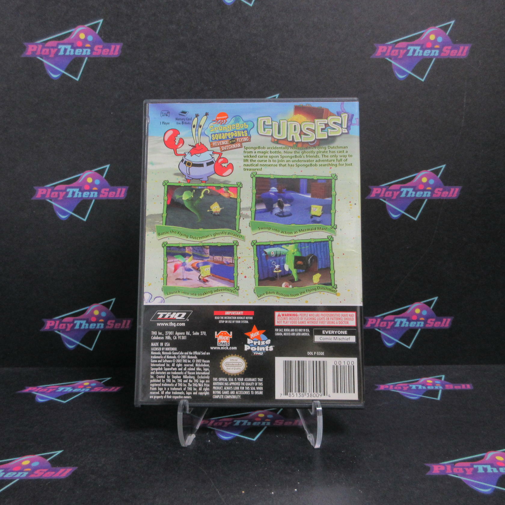 SpongeBob Squarepants Revenge of the Flying Dutchman Nintendo Gamecube AD CIB - Very Good