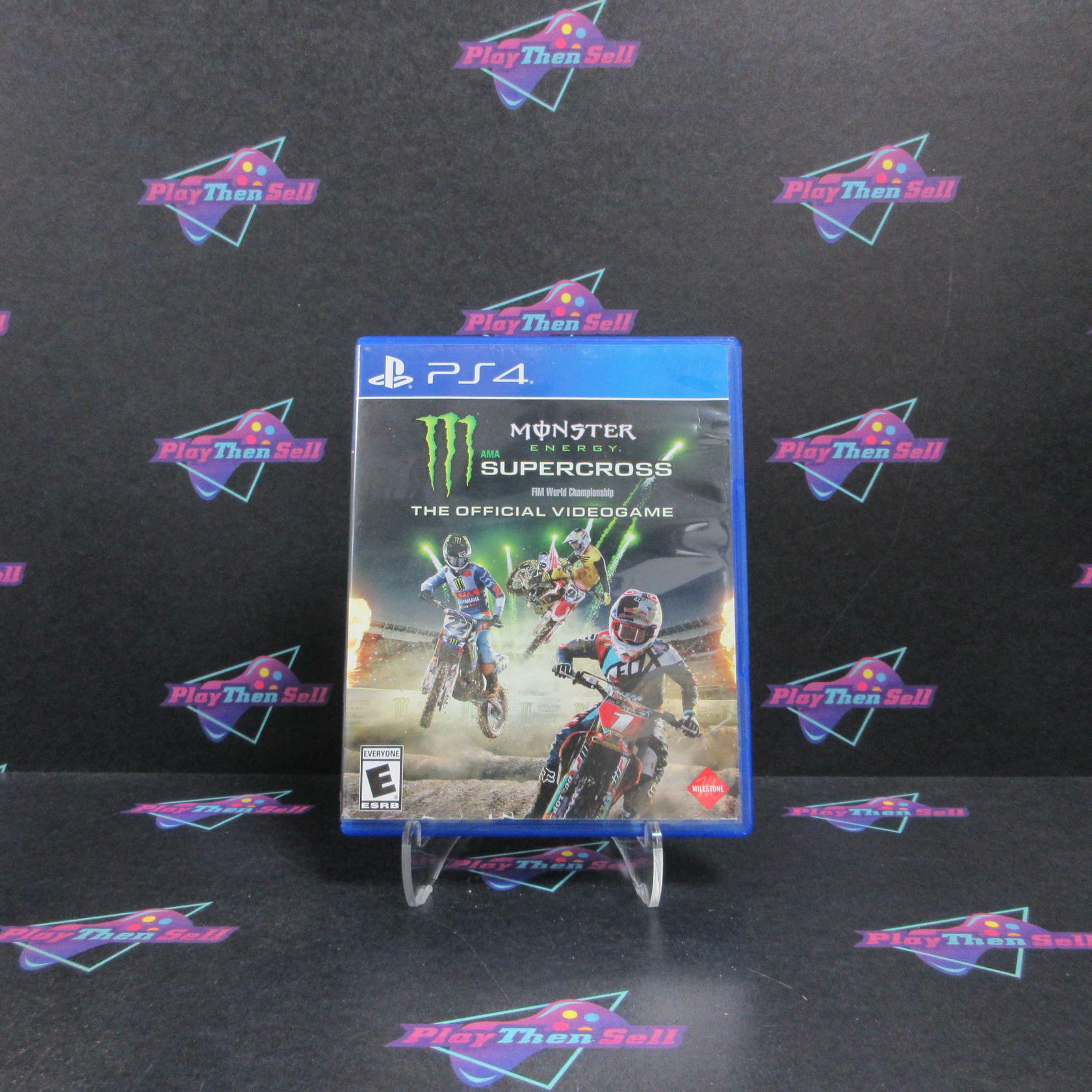 Monster Energy Supercross The Official Videogame PS4 PlayStation 4 AD - Very Good