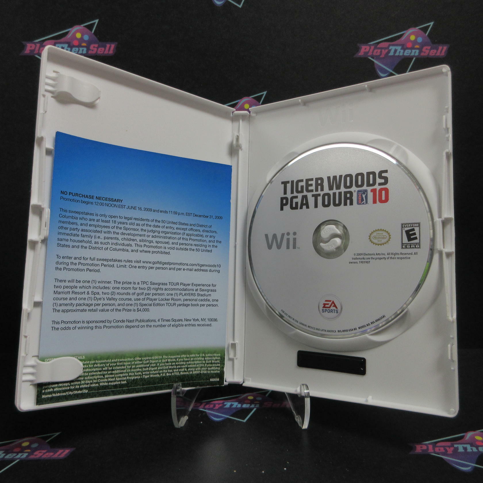 Tiger Woods PGA Tour 10 Nintendo Wii AD/NM - Very Good