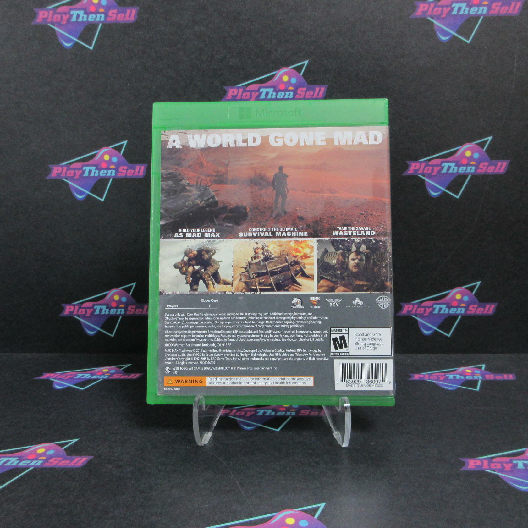 Mad Max Xbox One Complete - Refurbished