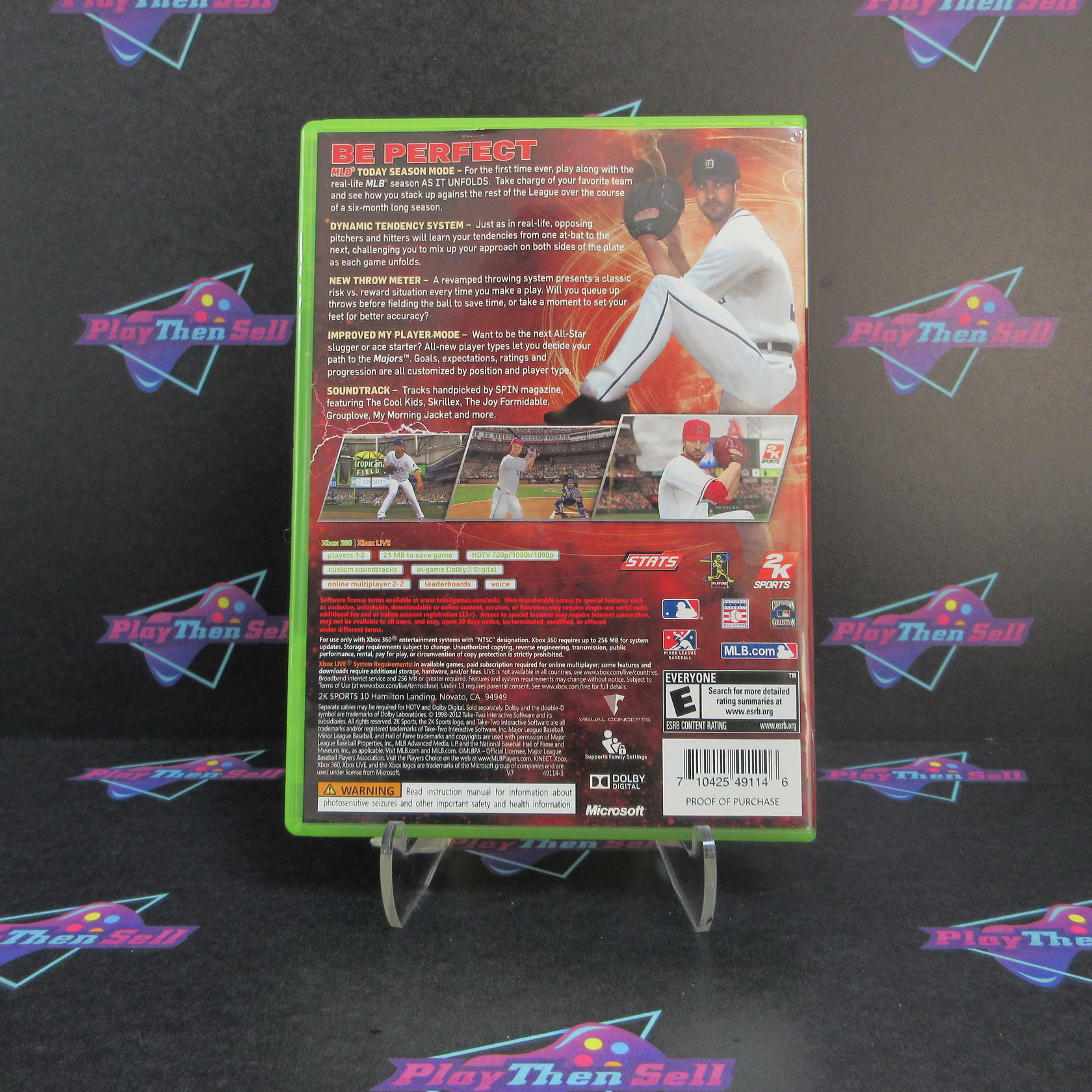 Major League Baseball 2K12 Xbox 360 Complete - Excellent