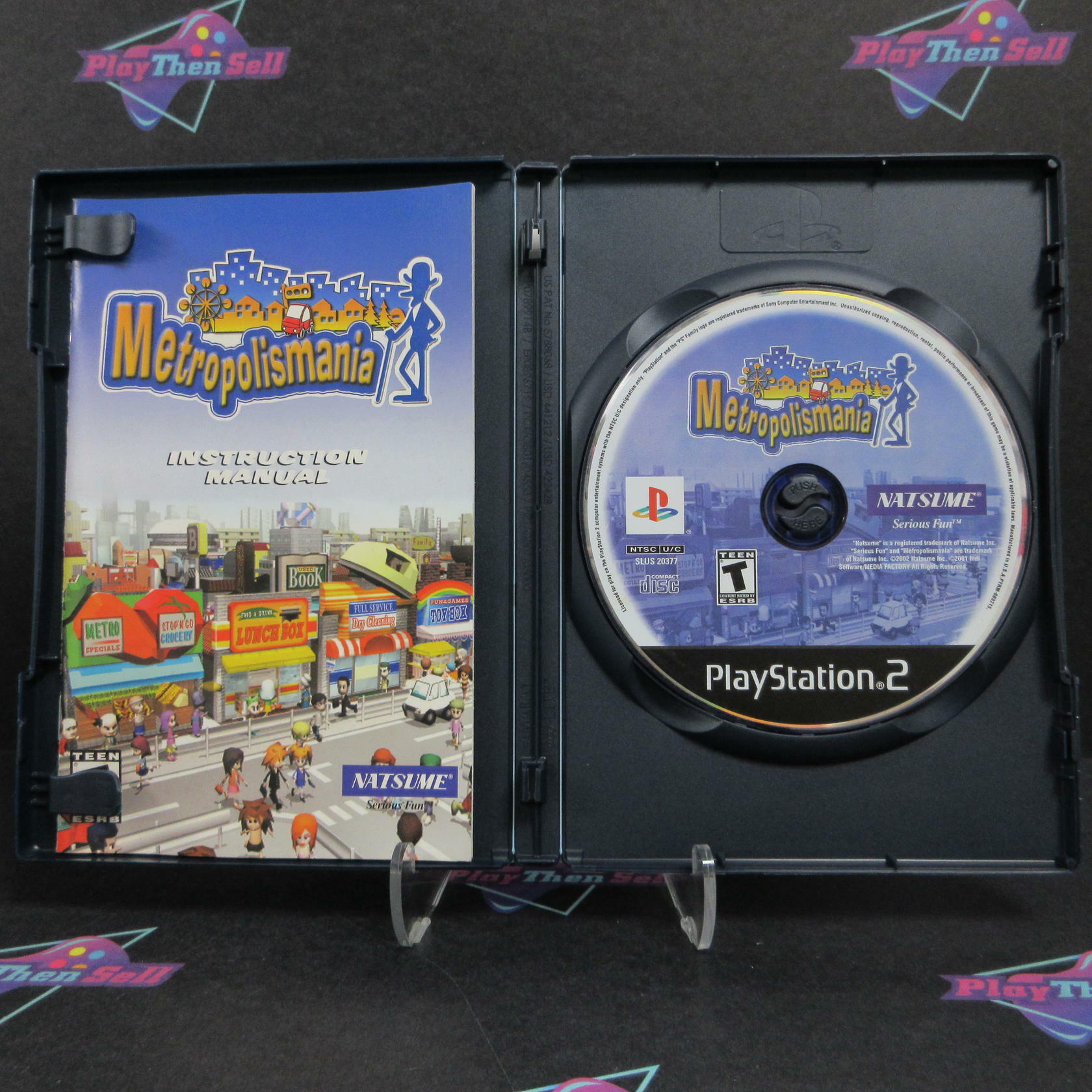 Metropolismania PS2 PlayStation 2 + Reg Card Complete - Excellent