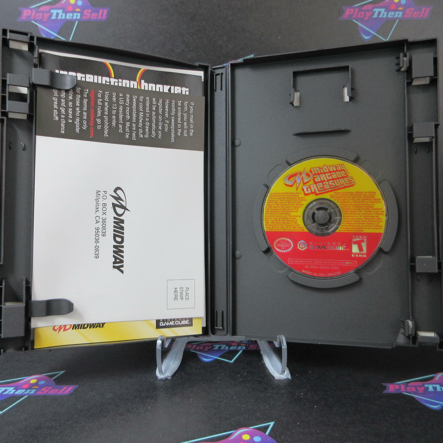 Midway Arcade Treasures Nintendo GameCube + Reg Card Complete - Refurbished