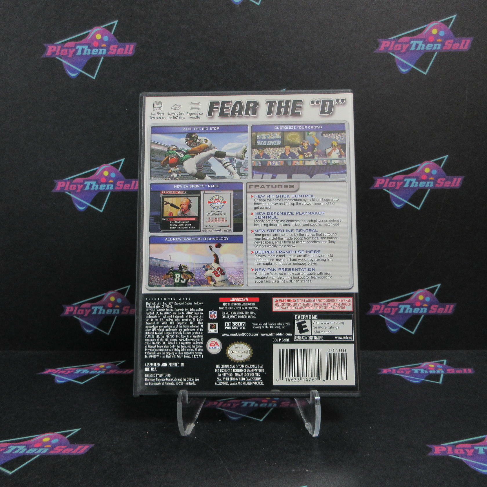 Madden NFL 2005 Nintendo Gamecube Complete - Refurbished