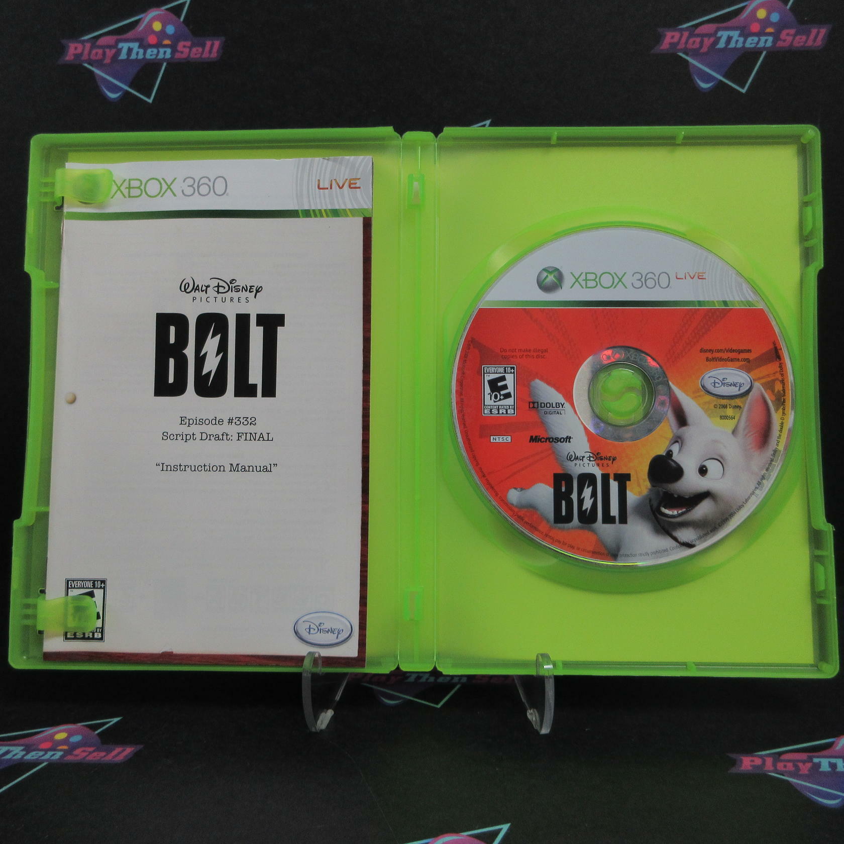 Bolt Xbox 360 + Reg Card Complete - Excellent