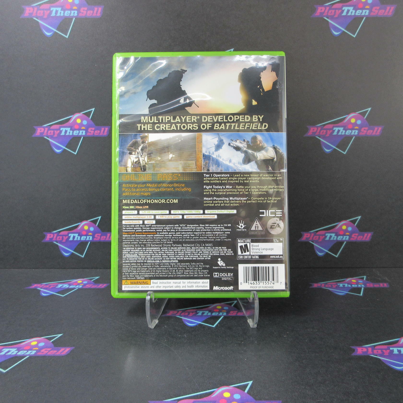 Medal of Honor Xbox 360 Complete - Excellent