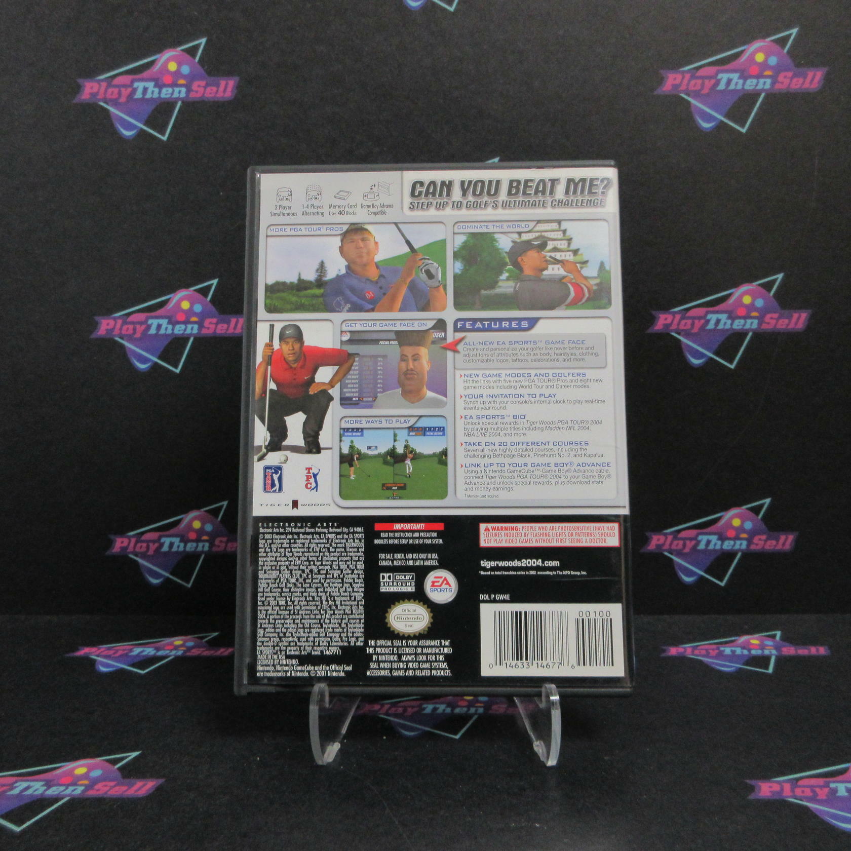 Tiger Woods PGA Tour 2004 Nintendo GameCube Complete - Refurbished