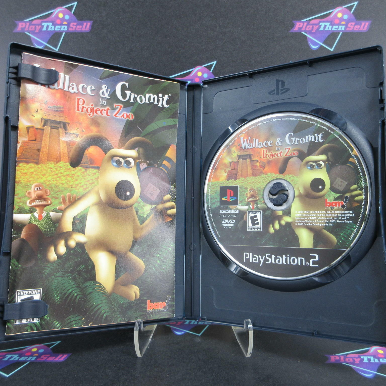 Wallace and Gromit in Project Zoo PS2 PlayStation 2 Complete - Excellent