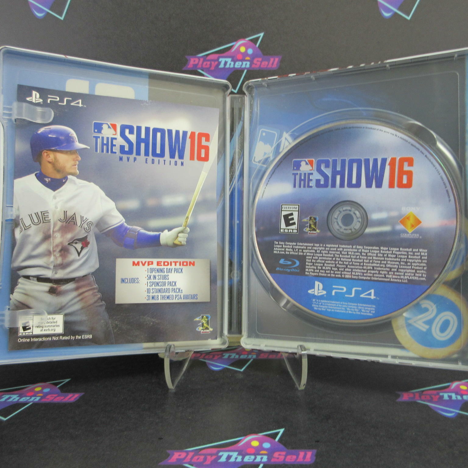 MLB The Show 16 MVP Edition PS4 PlayStation 4 + Sleeve Complete - Excellent