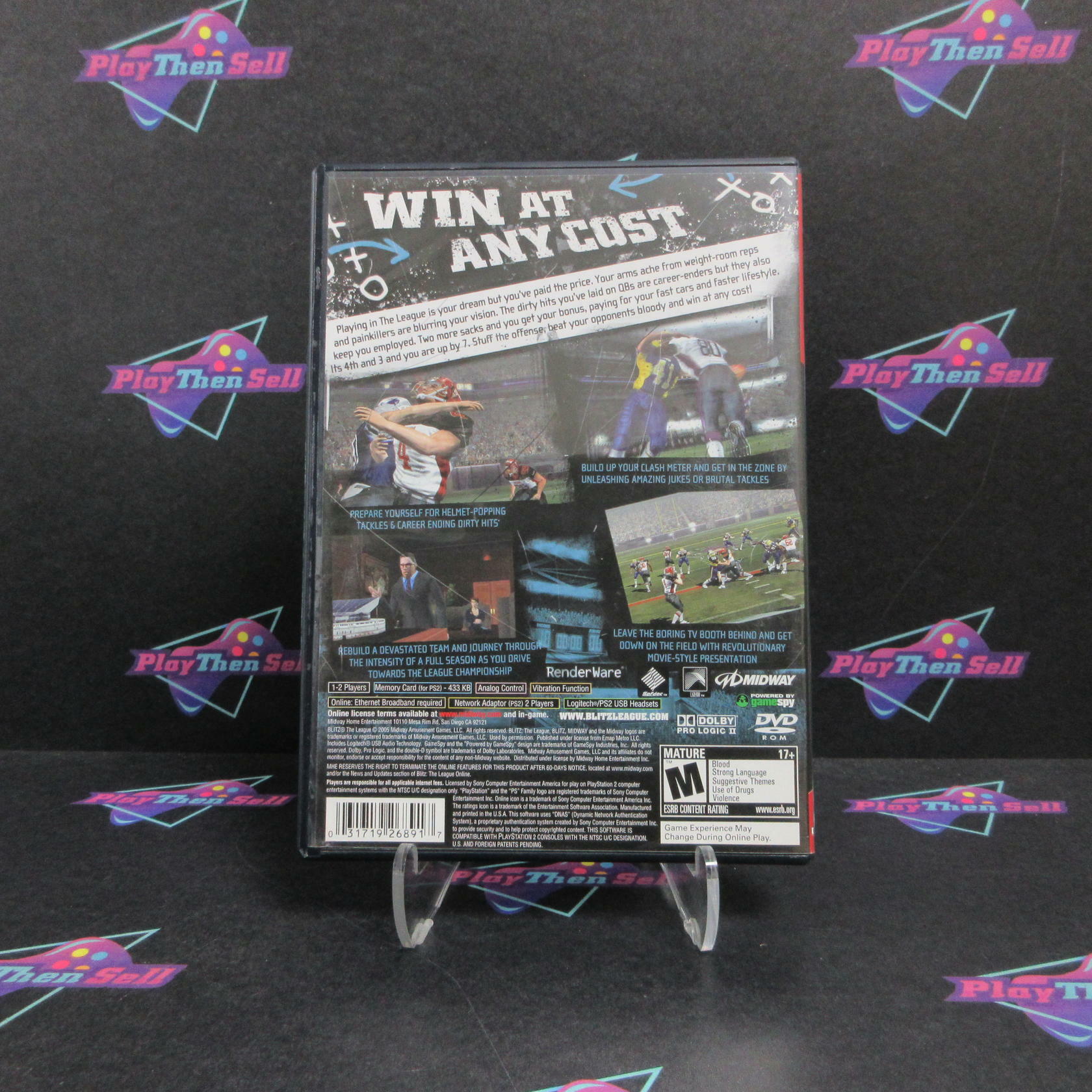 Blitz The League PS2 PlayStation 2 GH + Reg Card Complete - Excellent