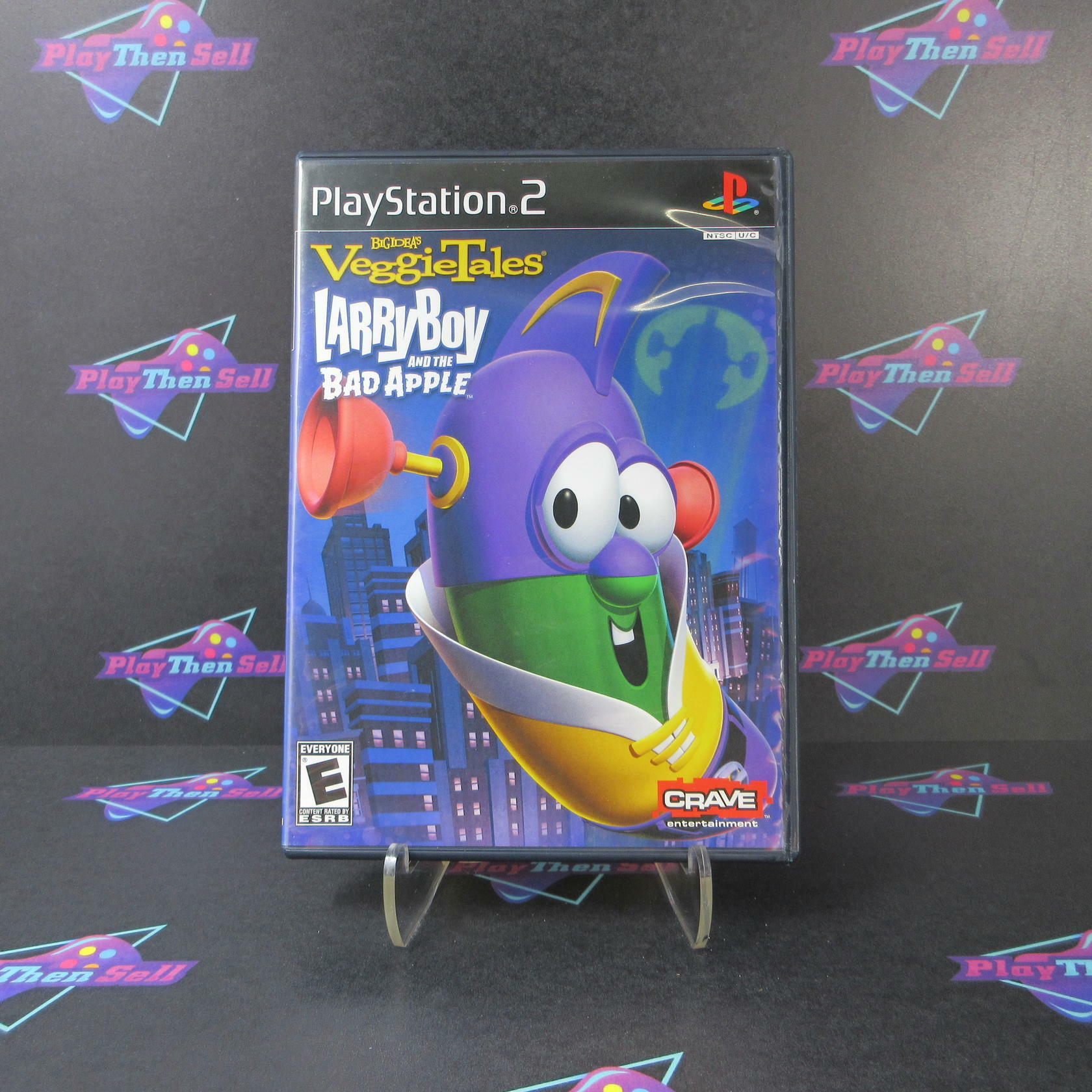 VeggieTales Larry Boy and the Bad Apple PS2 PlayStation 2 Complete - Excellent