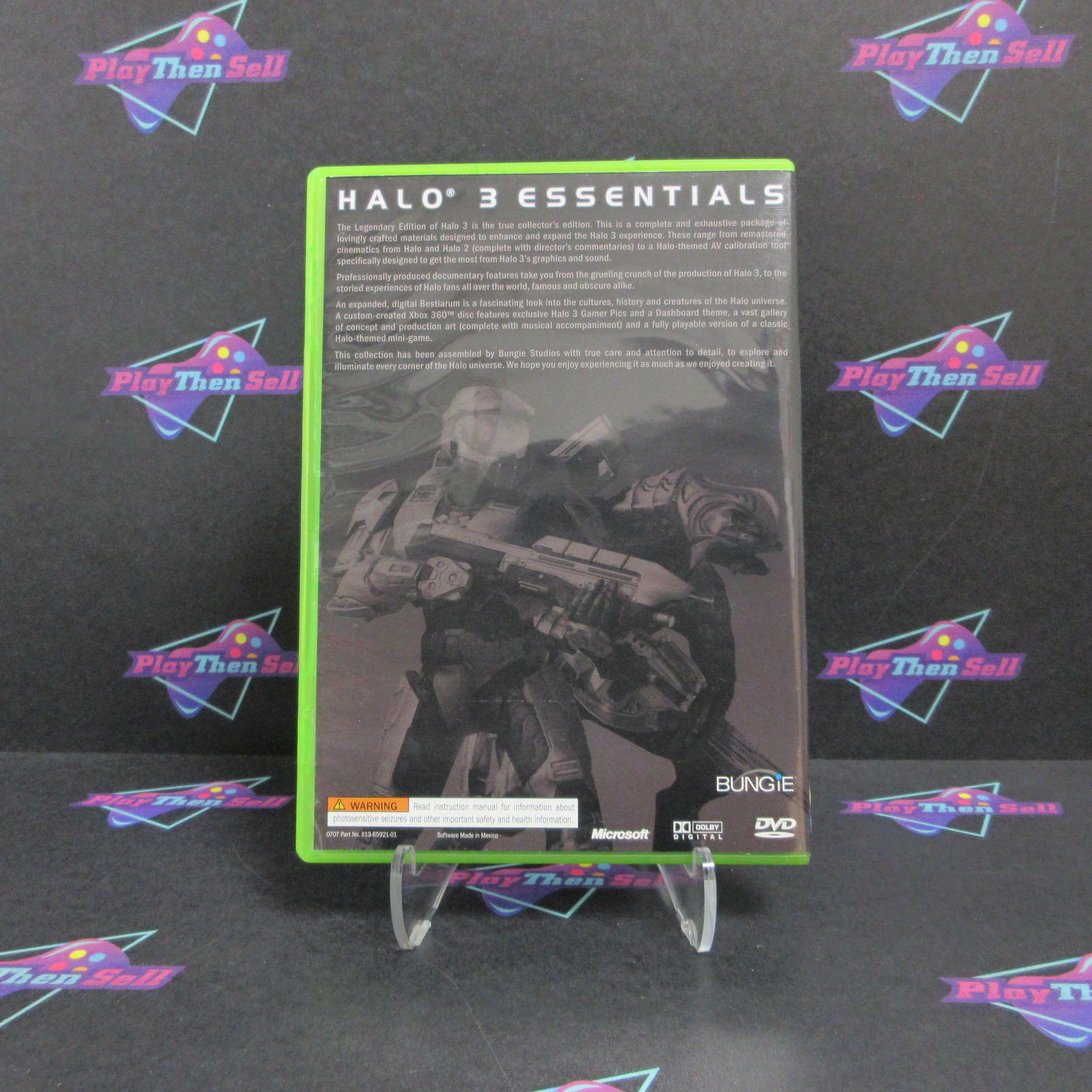 Halo 3 Essentials Xbox 360 + Poster Complete - Excellent