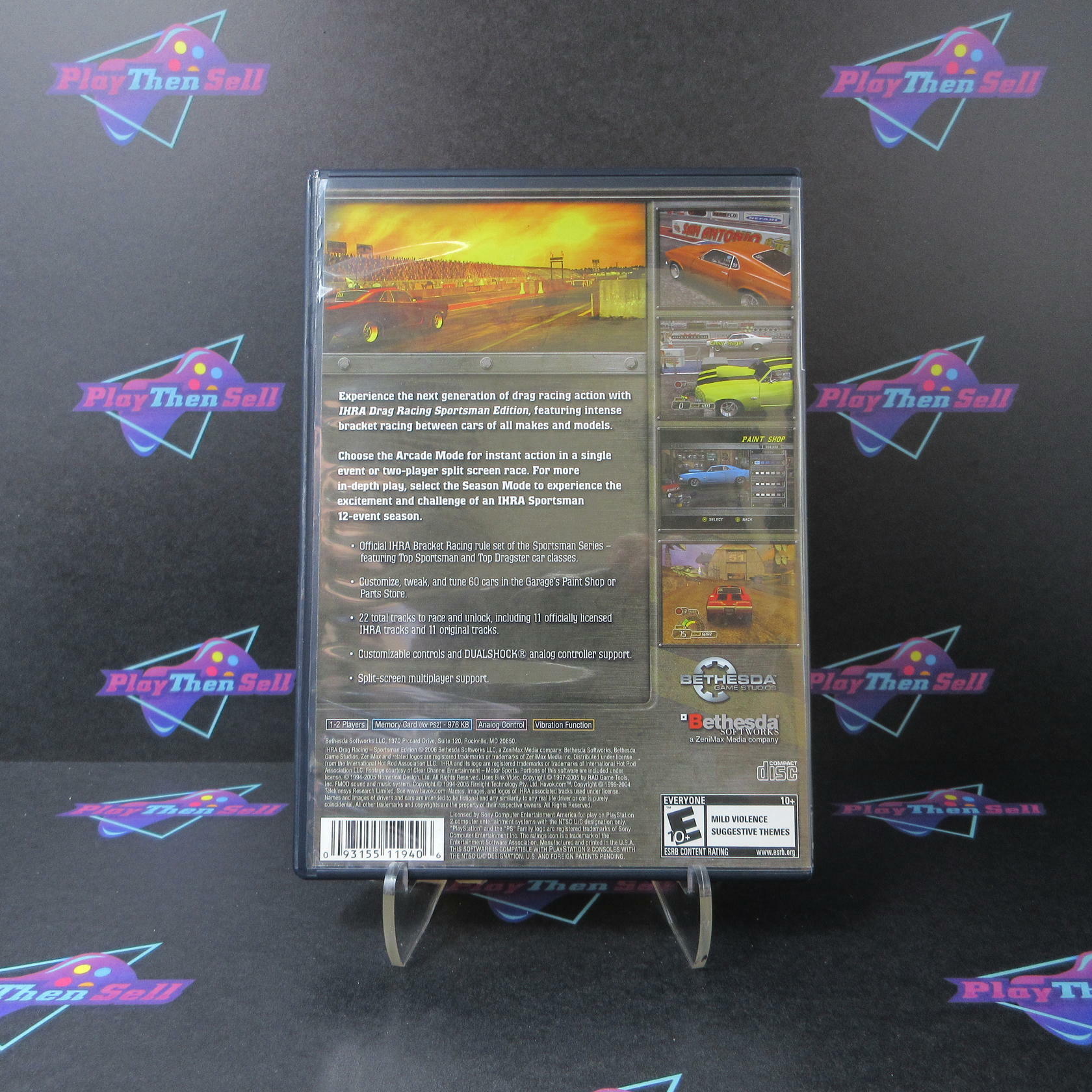IHRA Drag Racing Sportsman Edition PS2 PlayStation 2 + Reg Complete - Excellent