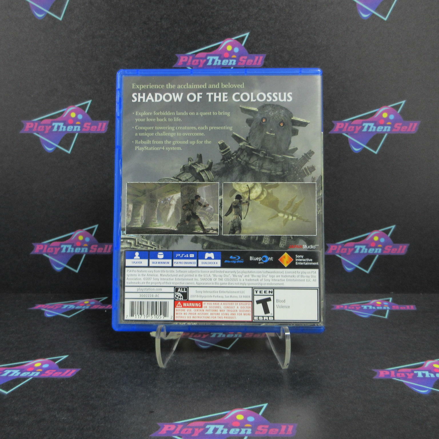 Shadow of the Colossus PS4 PlayStation 4 Complete - Excellent