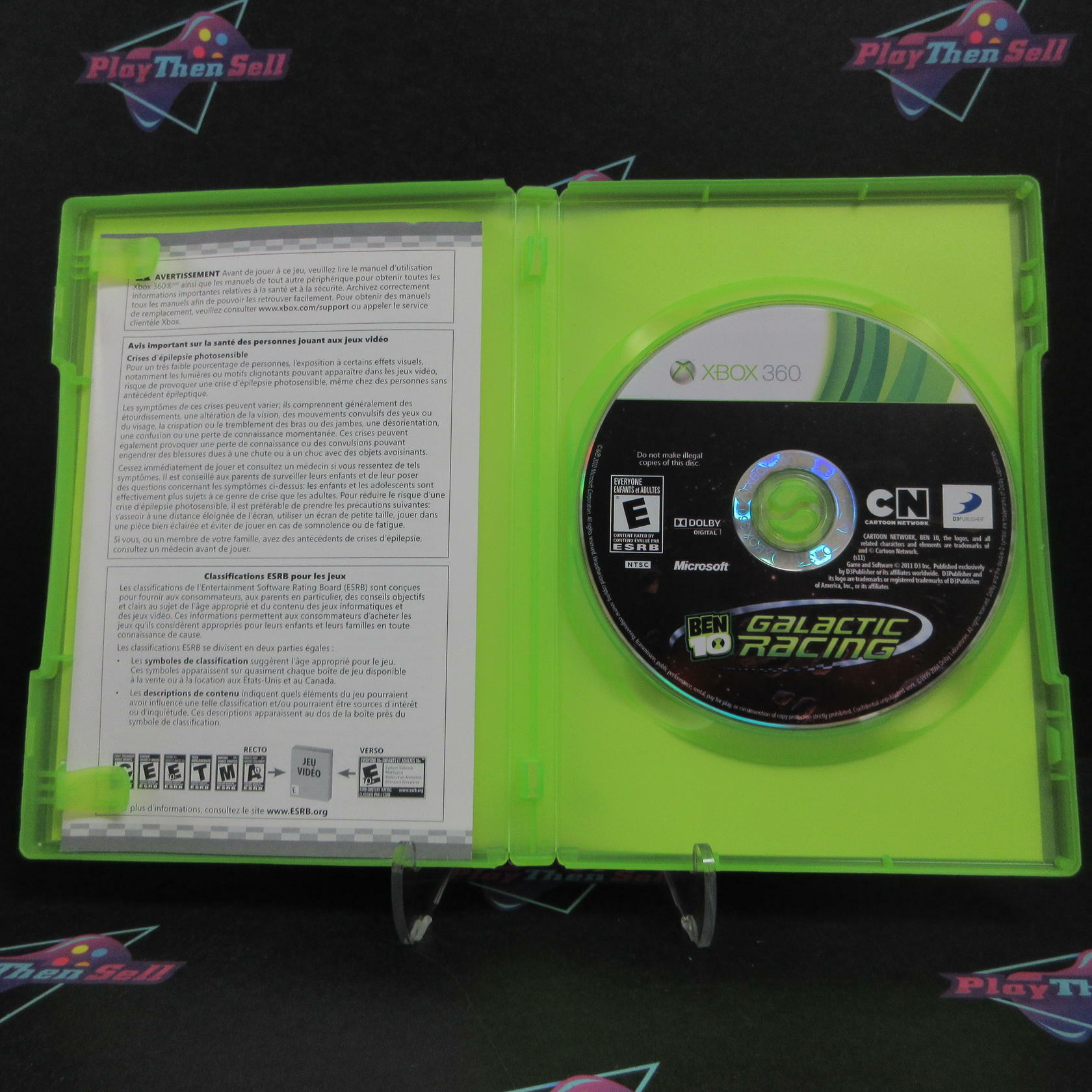 Ben 10 Galactic Racing Xbox 360 Complete - Excellent