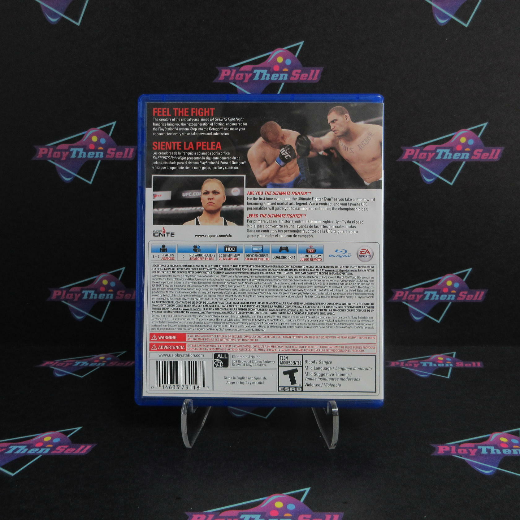 UFC PS4 PlayStation 4 Complete - Excellent