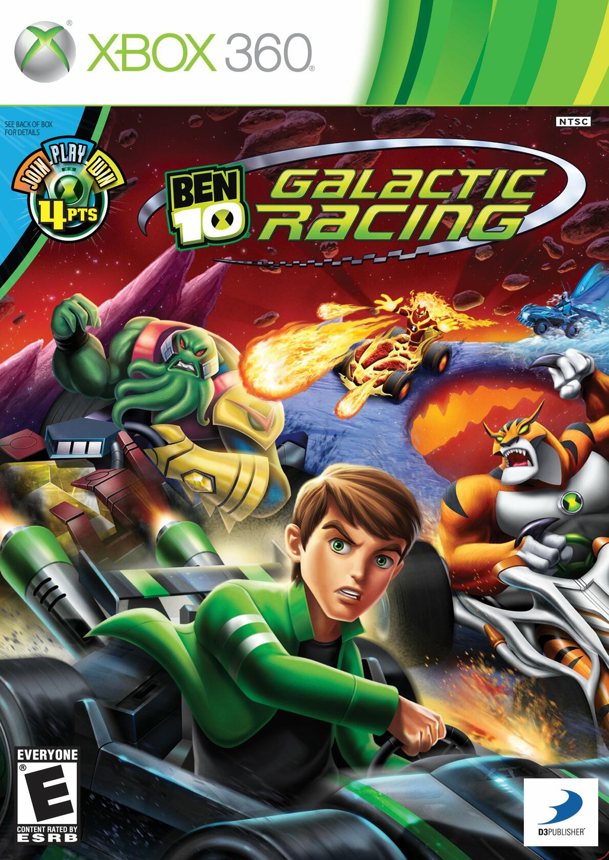 Ben 10 Galactic Racing Xbox 360 Complete - Excellent