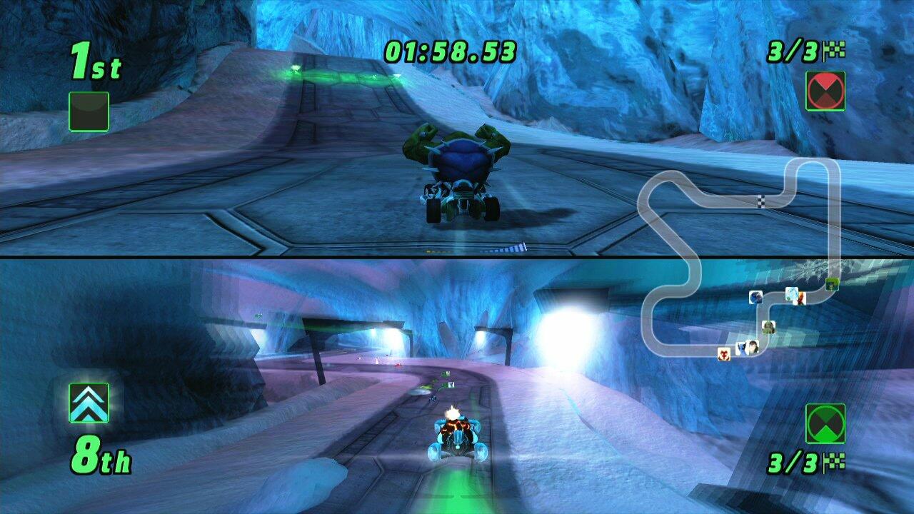 Ben 10 Galactic Racing Xbox 360 Complete - Excellent
