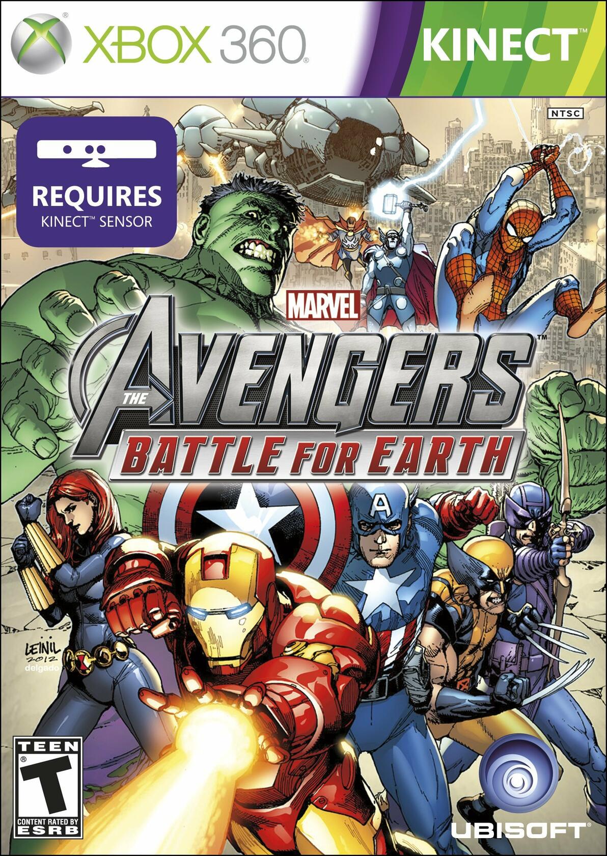 Marvel Avengers Battle For Earth Xbox 360 Complete - Excellent