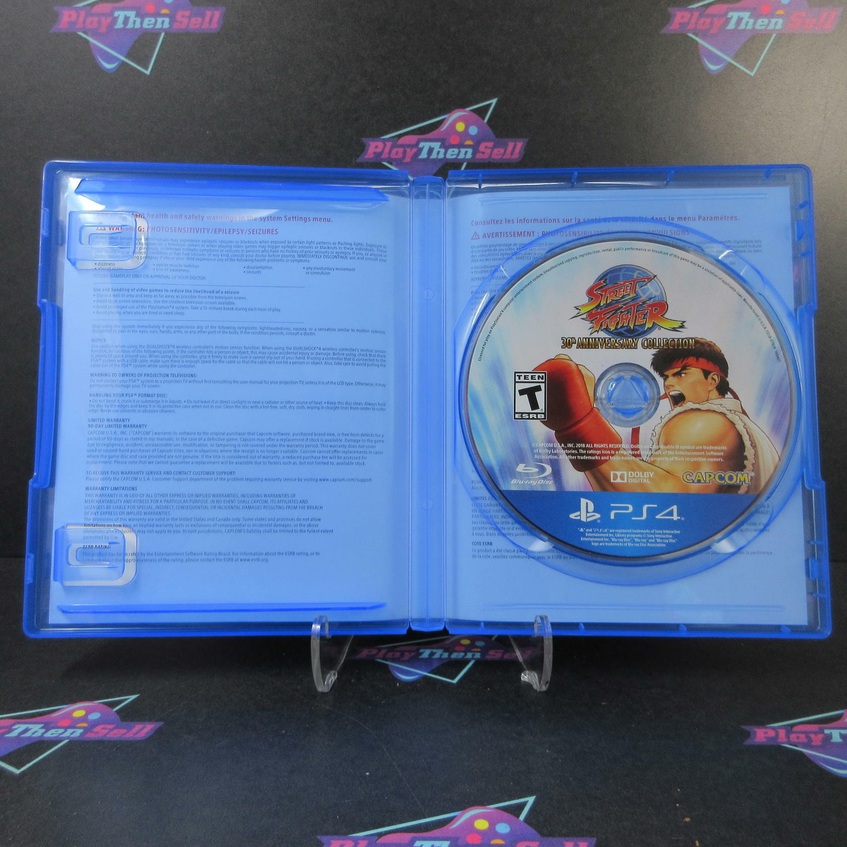 Street Excellent Fighter 30th Anniversary Collection PS4 PlayStation 4 CIB - Excellent