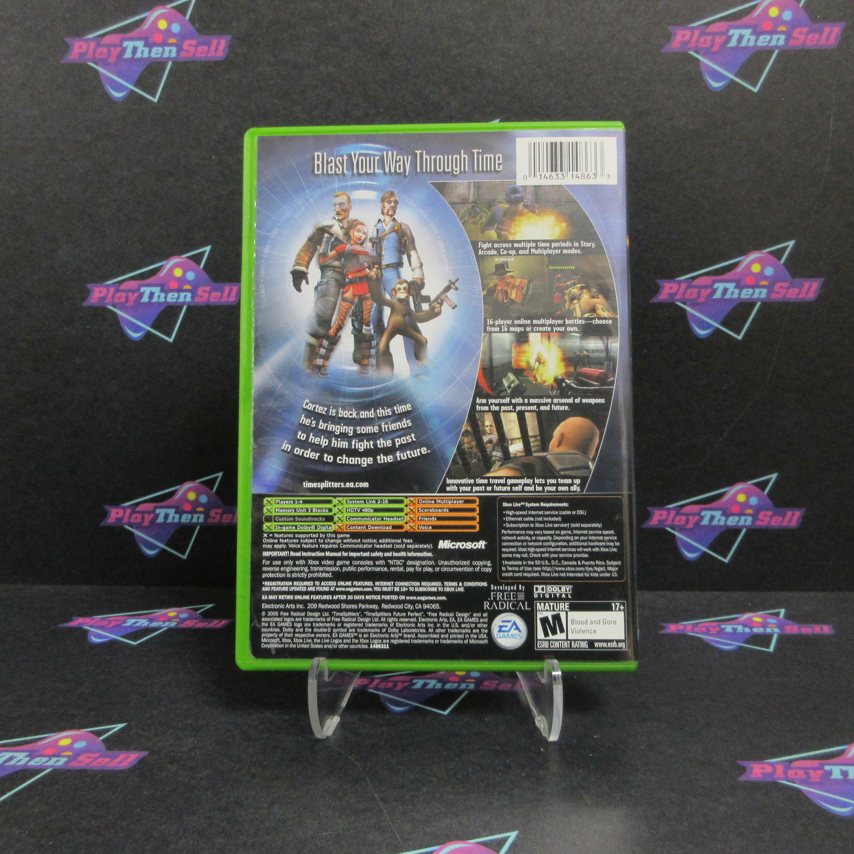 Time Splitters Future Perfect Xbox Complete - Excellent