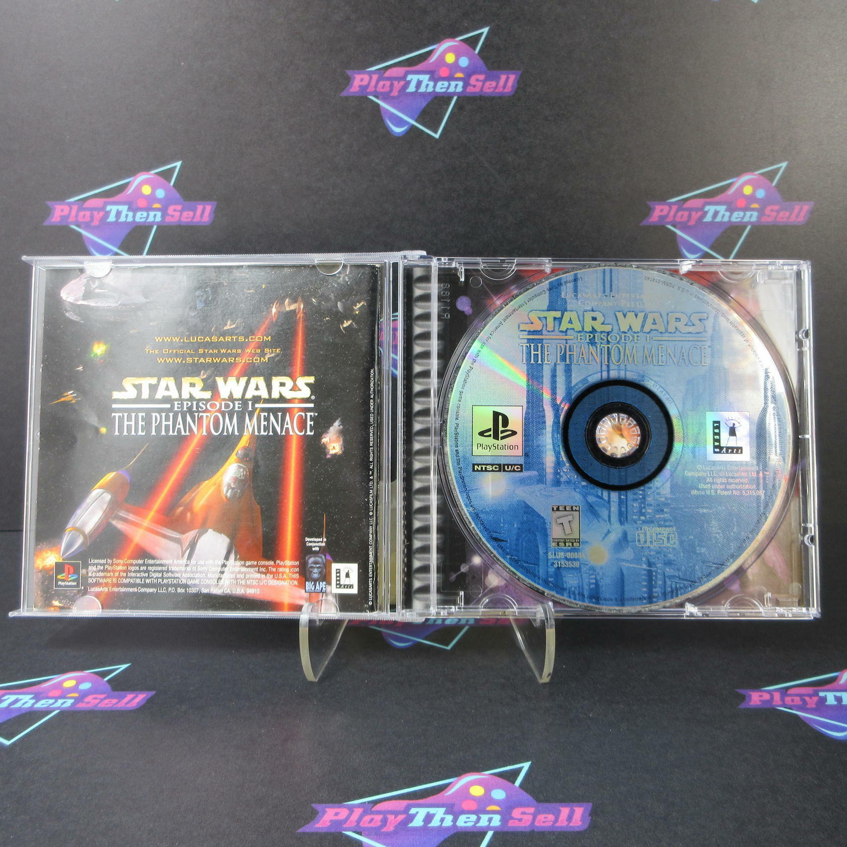 Star Wars Episode I The Phantom Menace PS1 PlayStation 1 + Reg CIB - Excellent