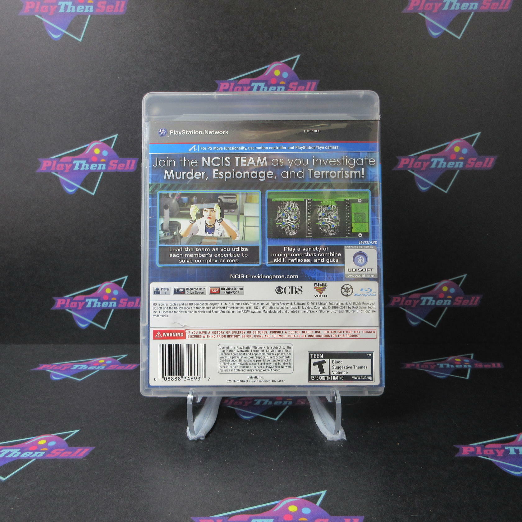 NCIS PS3 PlayStation 3 Complete - Excellent