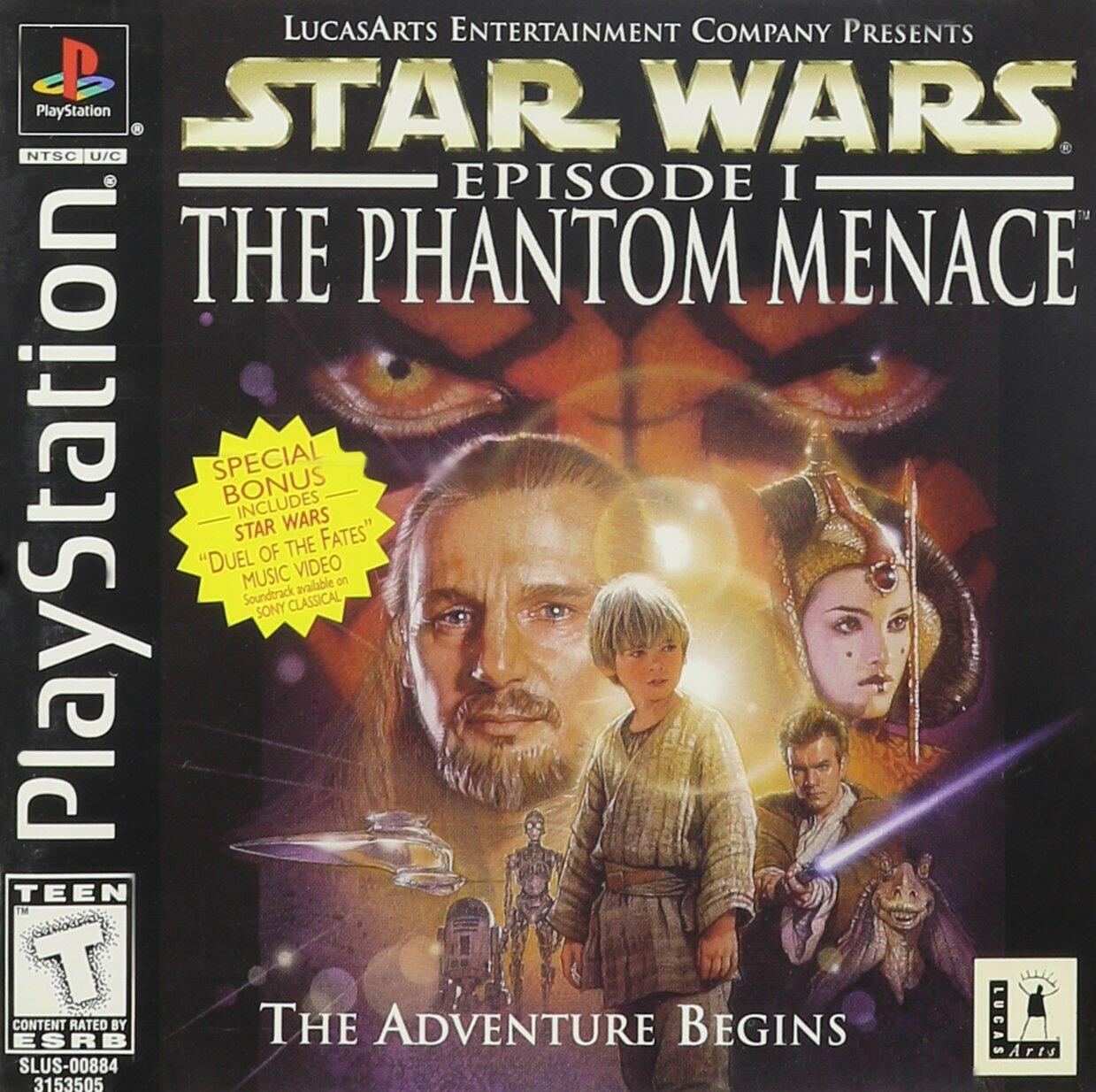 Star Wars Episode I The Phantom Menace PS1 PlayStation 1 + Reg CIB - Excellent